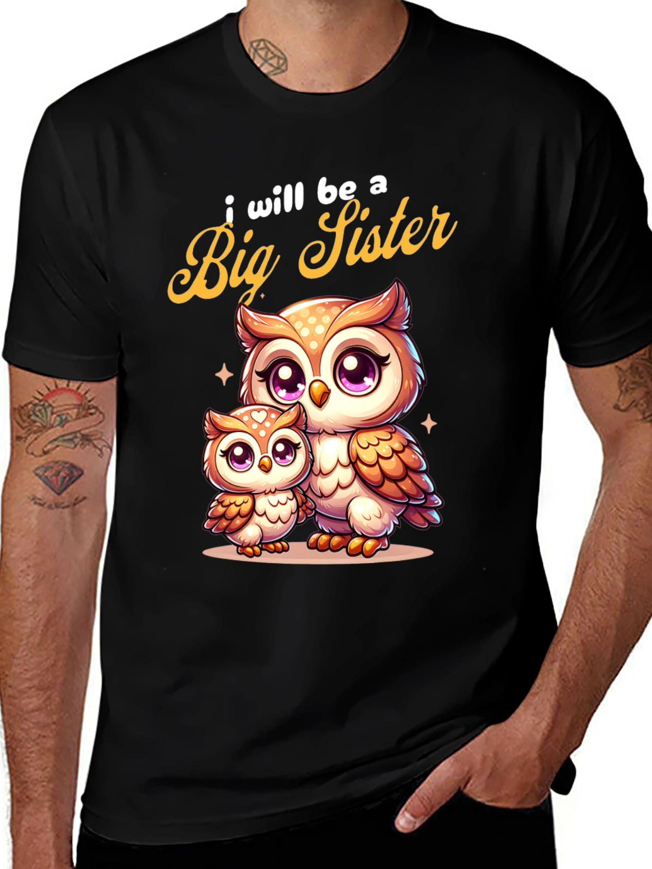 Variant 5 of Big Sister Owl T-Shirt