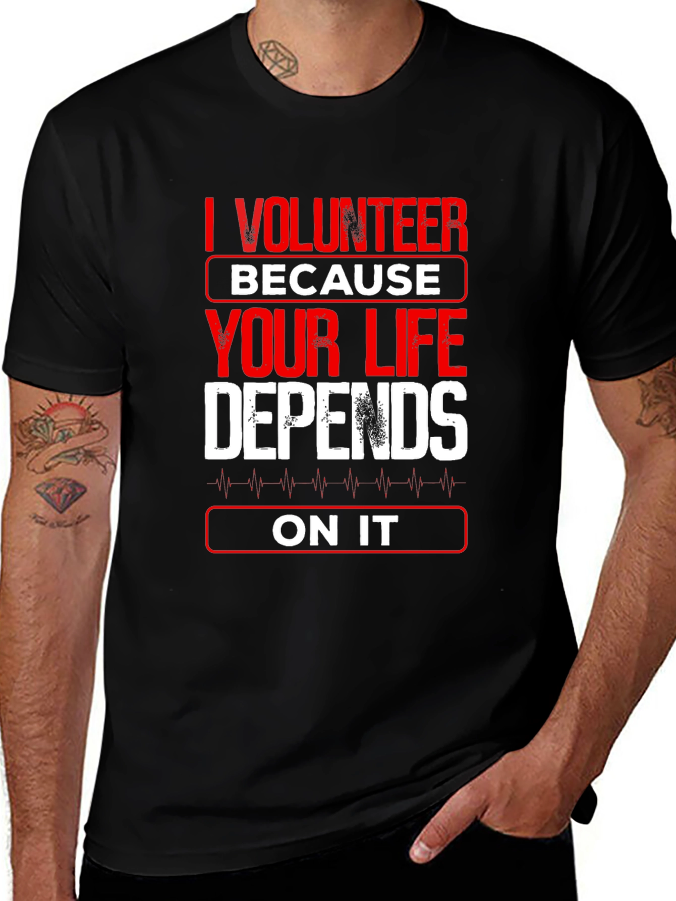 Variant 12 of Volunteer Life T-Shirt - Medical Design