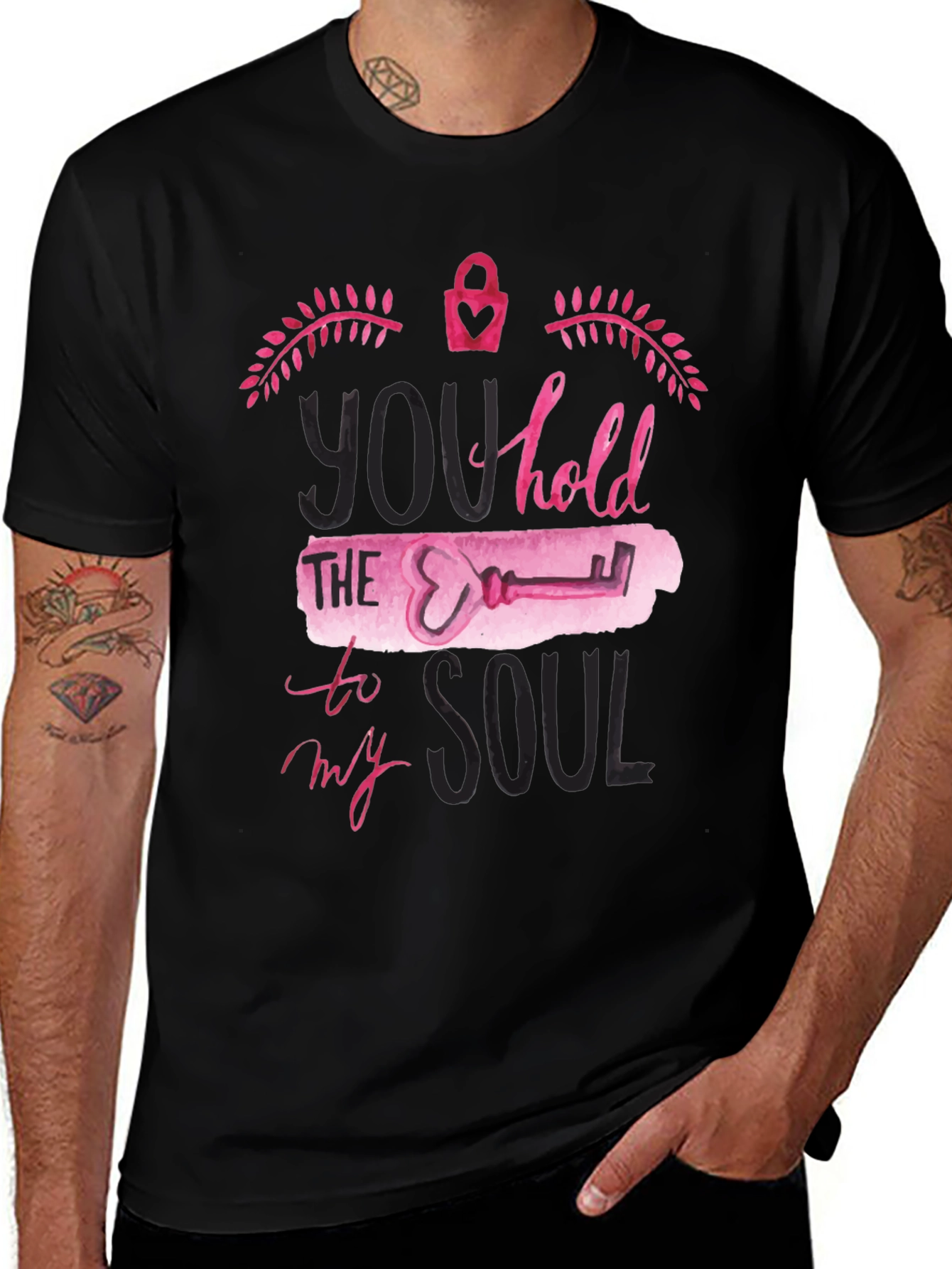 You Hold the Key T-Shirt - Romantic Graphic Tee