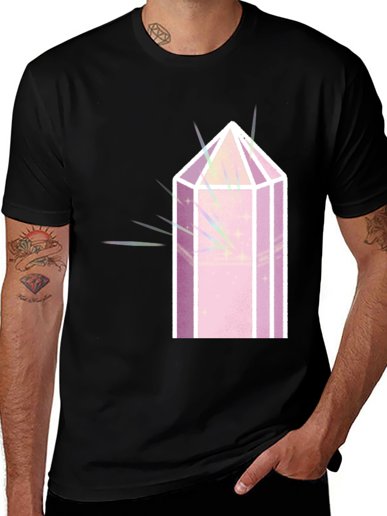 Variant 20 of Crystal Graphic Tee - Stylish & Unique