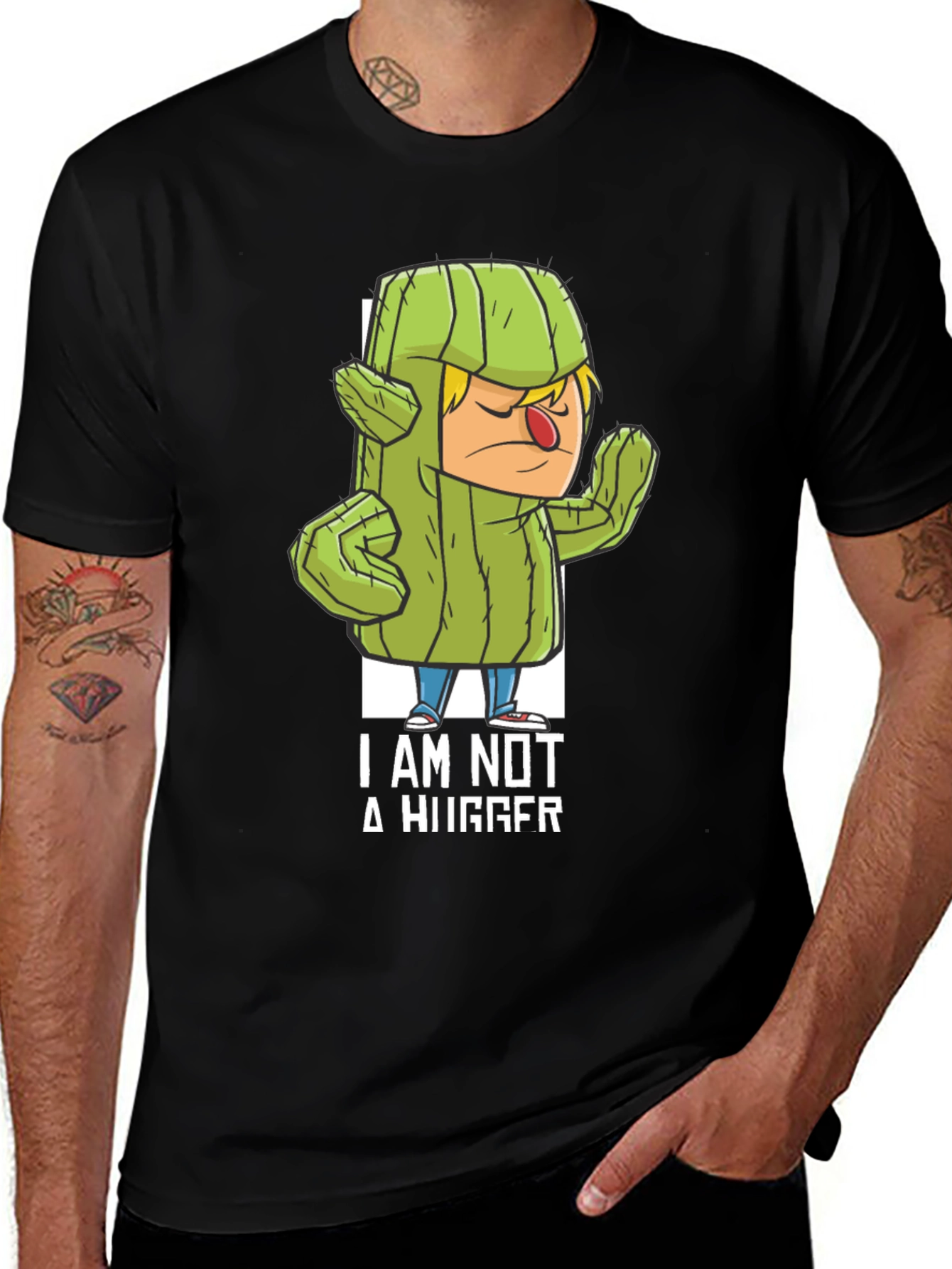 Variant 11 of I am Not a Hugger T-Shirt