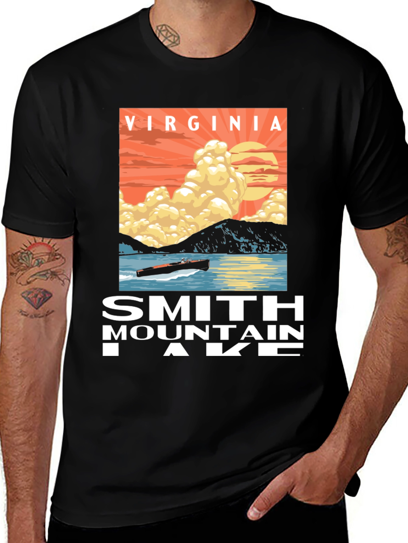 Virginia Smith Mountain Lake T-Shirt