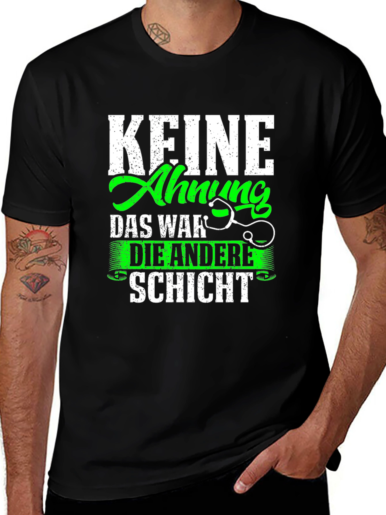 Variant 12 of Funny Doctor's T-Shirt - Keine Ahnung Schicht