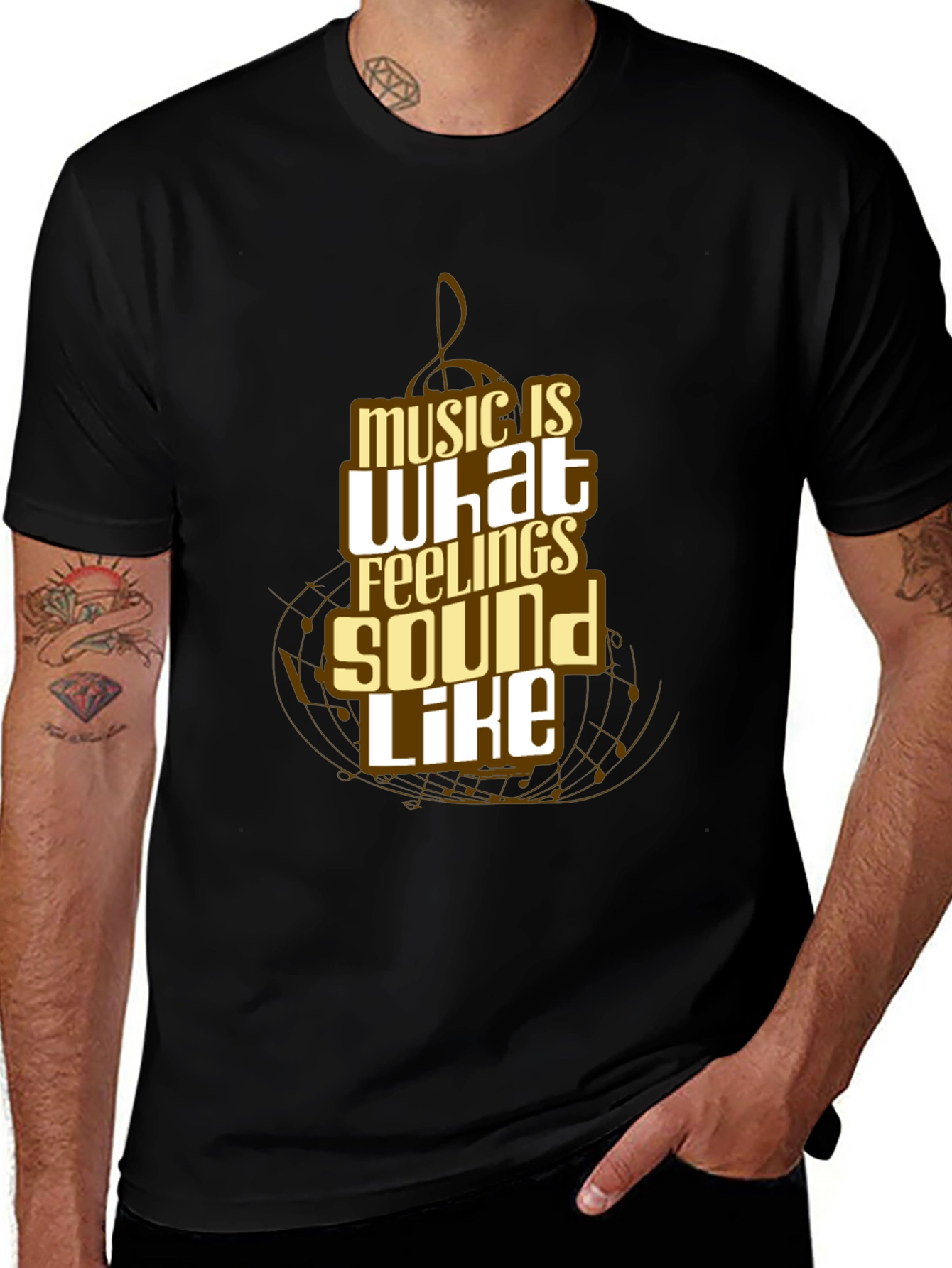 Variant 20 of Music is What Feelings Sound Like T-Shirt