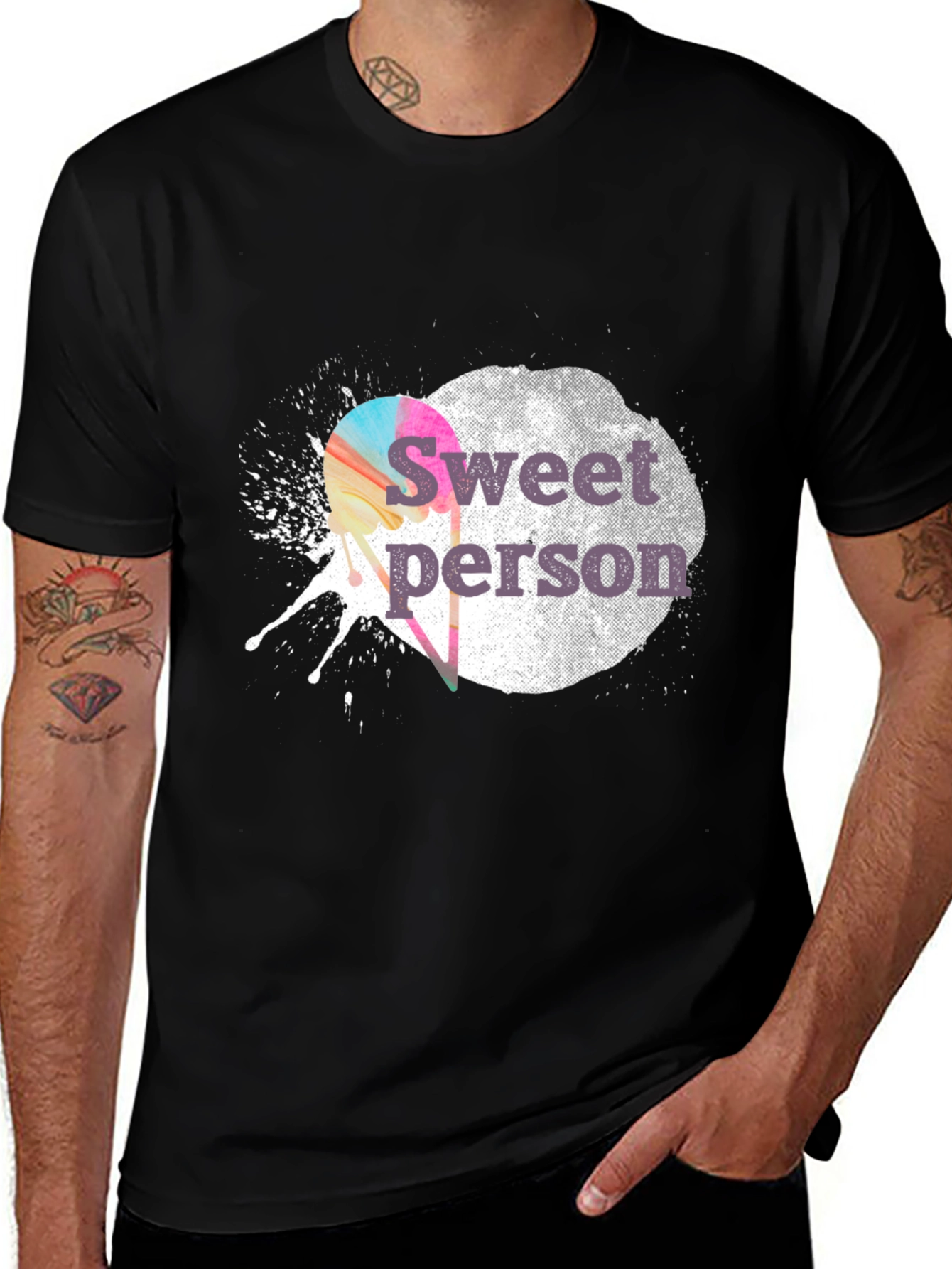 Variant 7 of Sweet Person Graphic Tee - Soft Cotton Blend