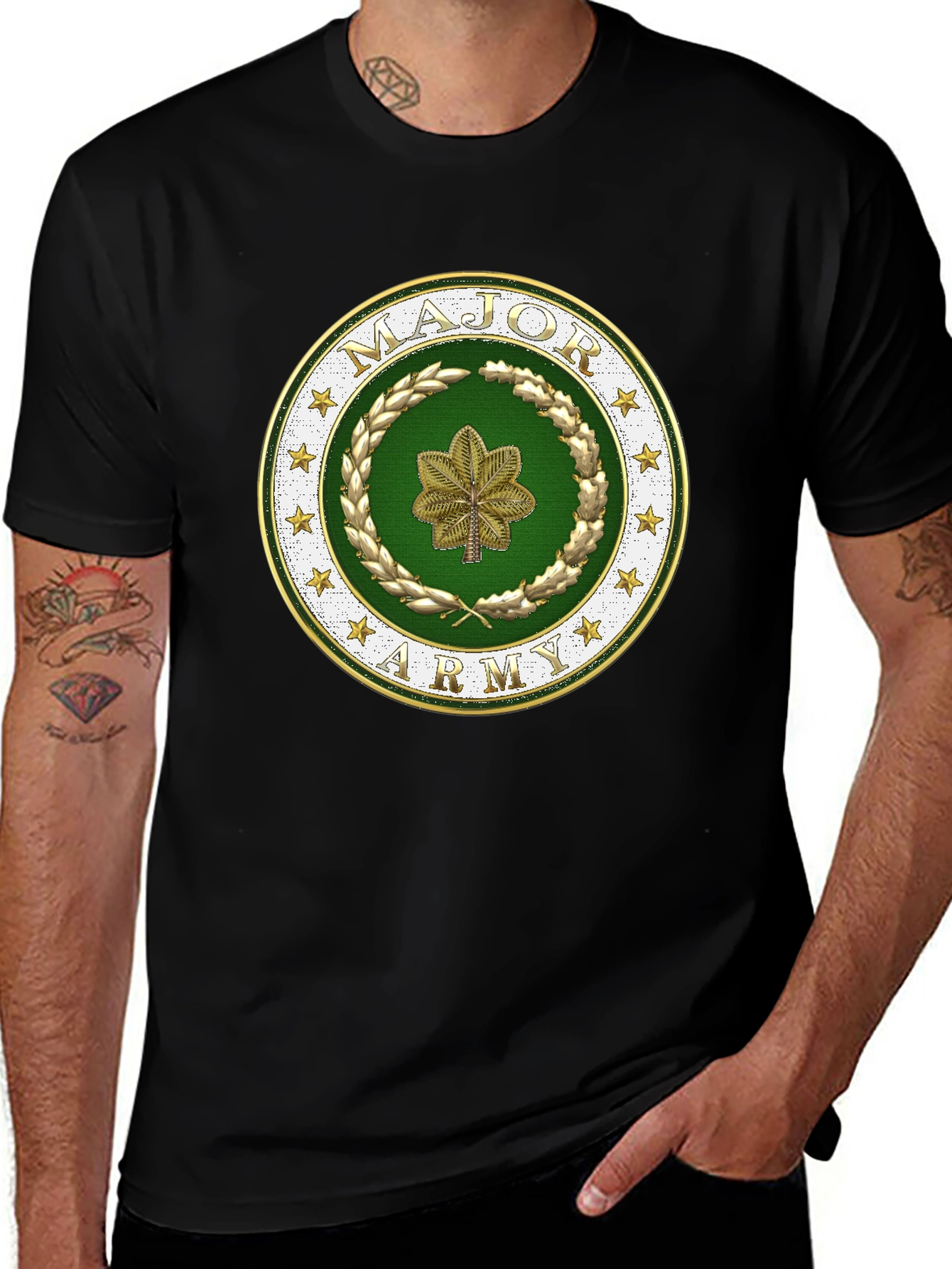 Army Major Rank T-Shirt