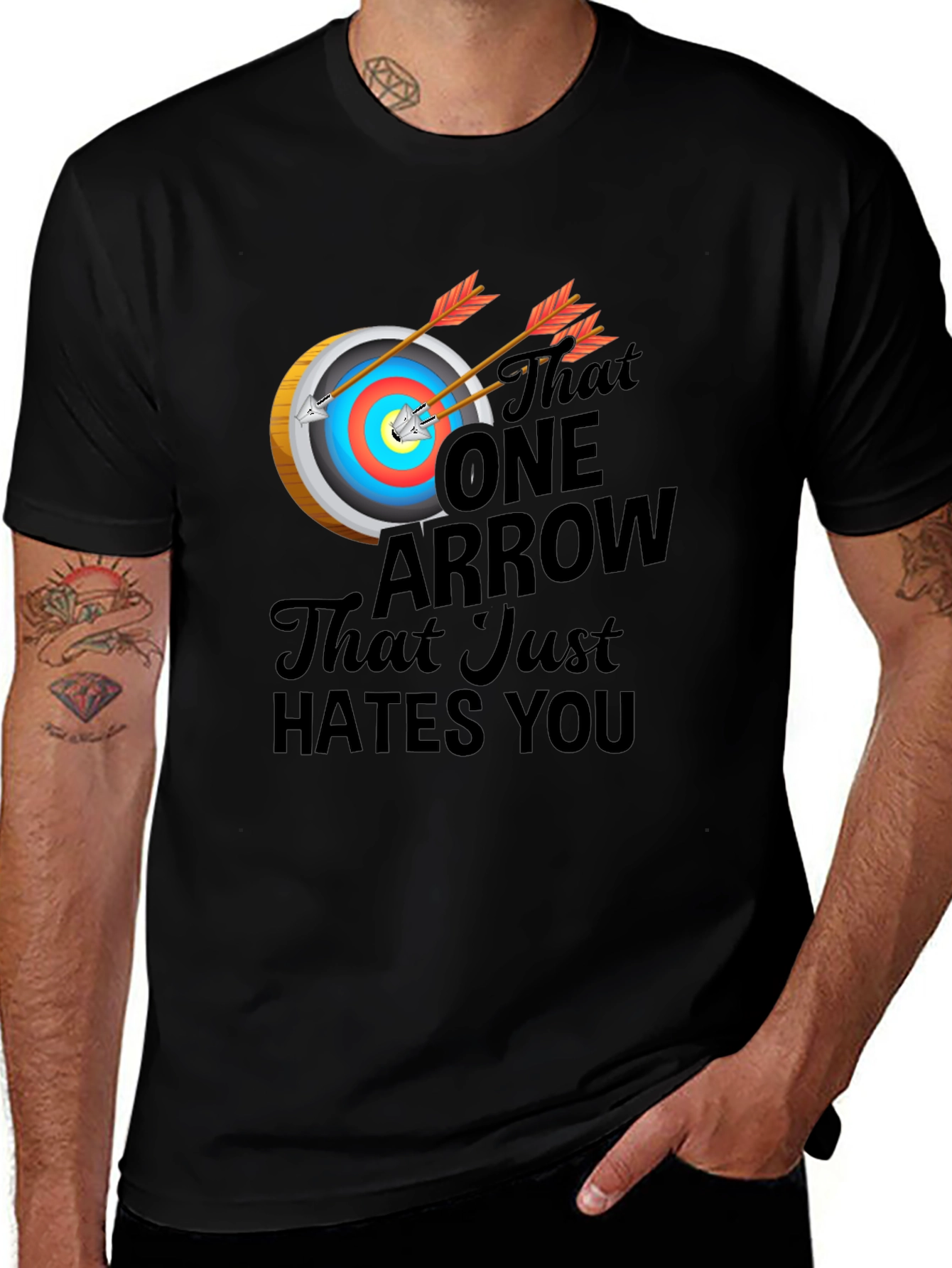 Variant 17 of Archery Hates You T-Shirt