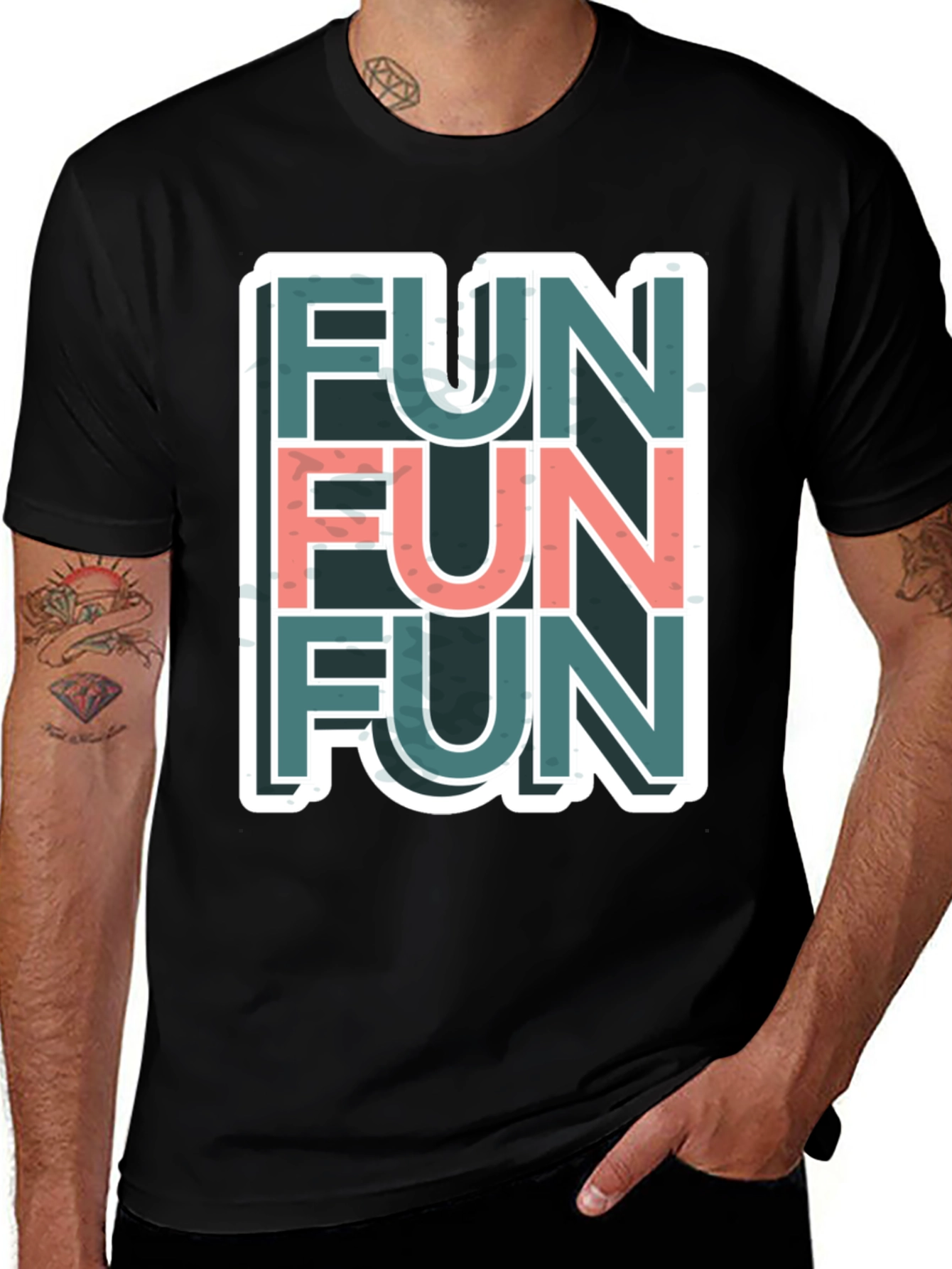 Variant 19 of Fun Graphic T-Shirt - Casual Wear