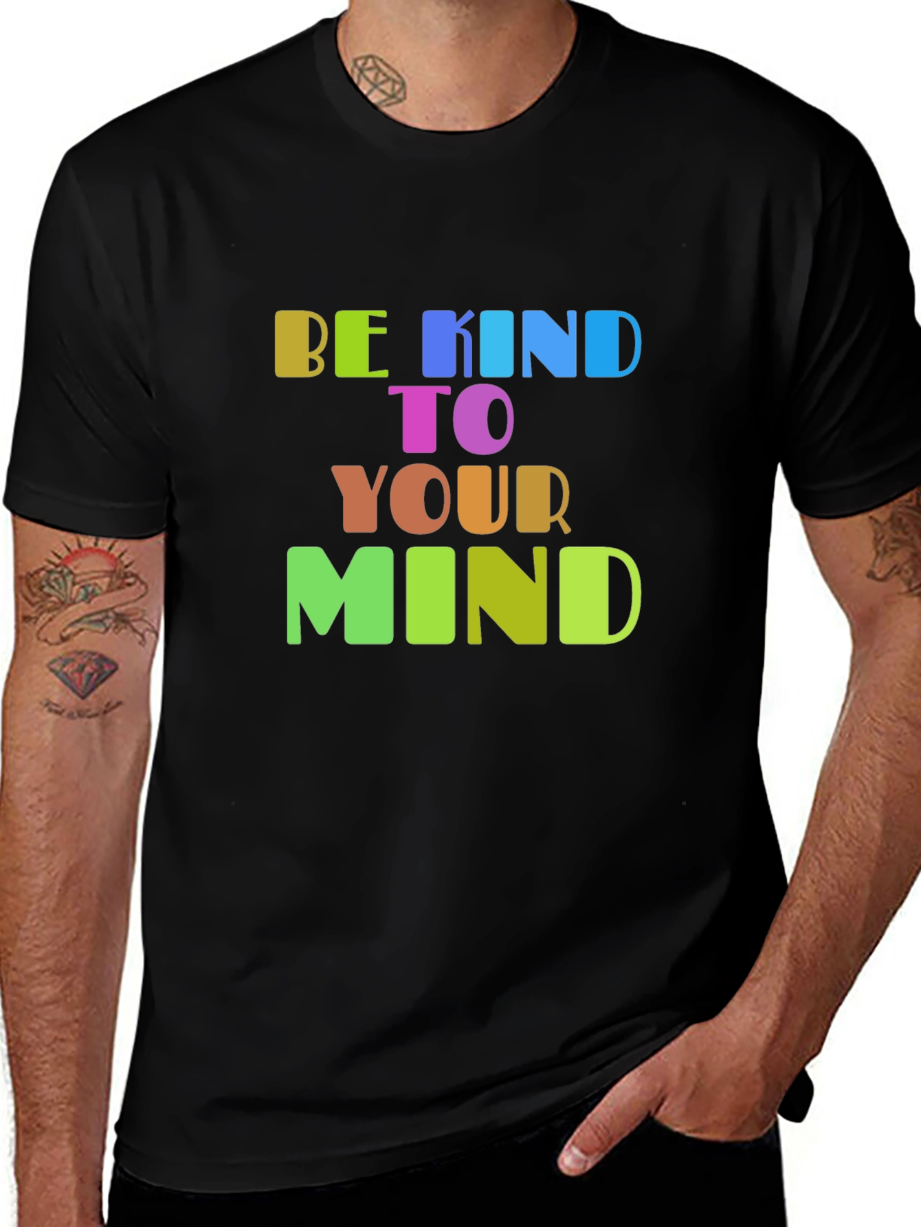 Variant 5 of Be Kind To Your Mind Graphic T-Shirt
