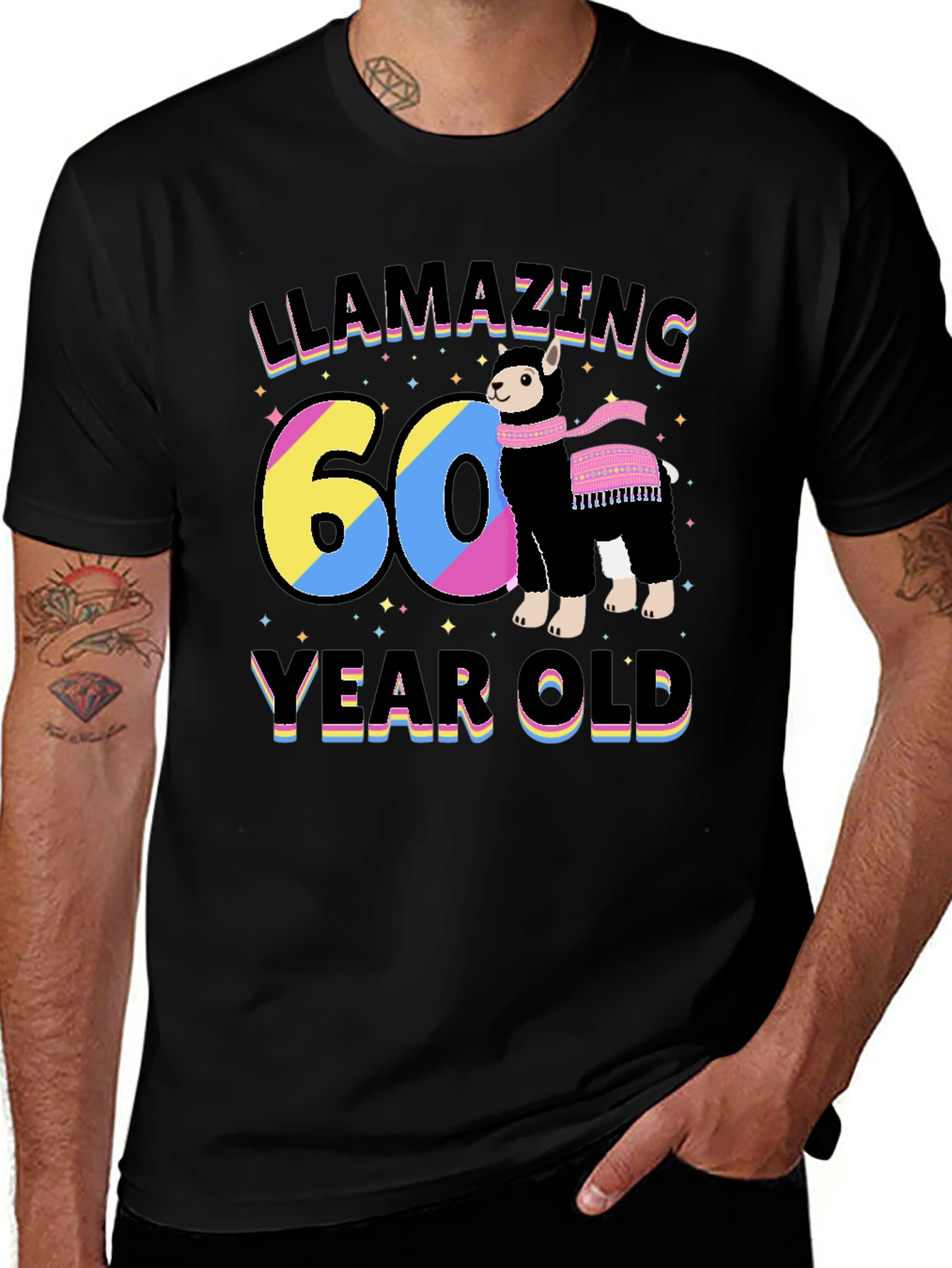 Variant 7 of Llamazing 60 Year Old T-Shirt