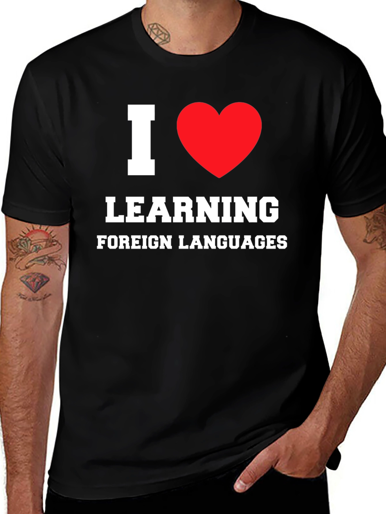 I Love Learning Foreign Languages T-Shirt