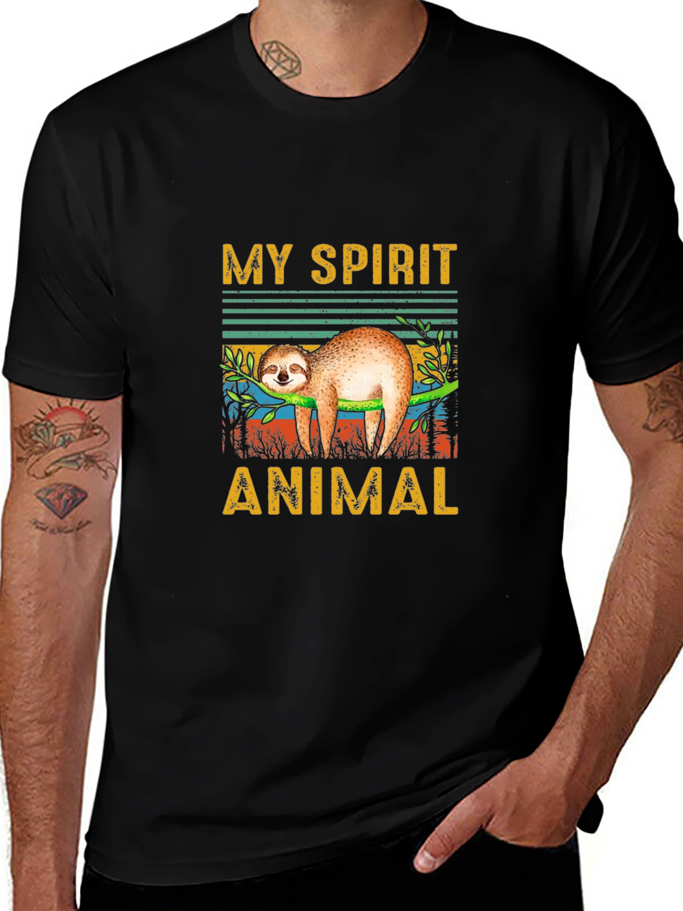 Variant 23 of My Spirit Animal Sloth T-Shirt - Relaxed Fit