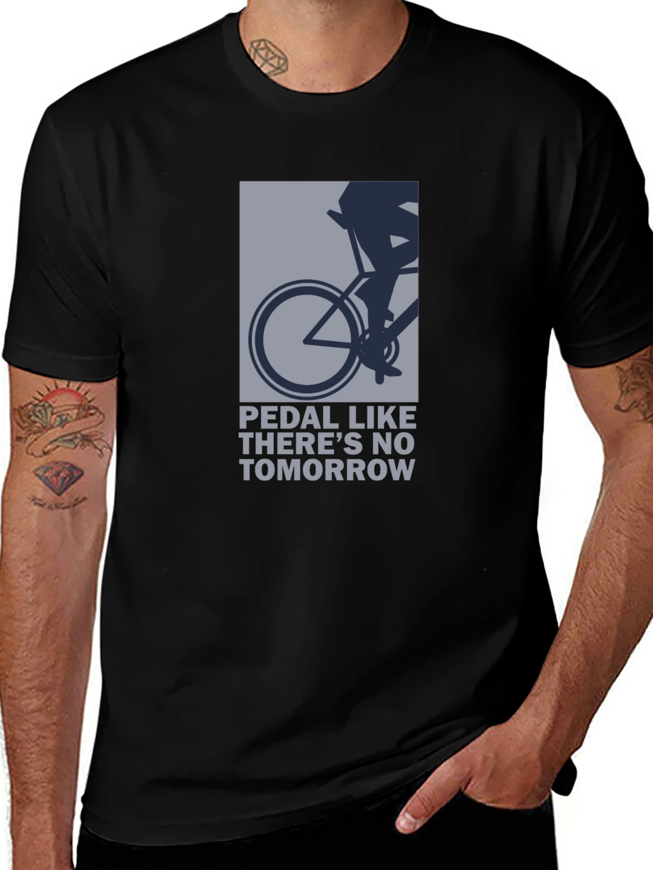 Variant 29 of Pedal Like There's No Tomorrow T-Shirt