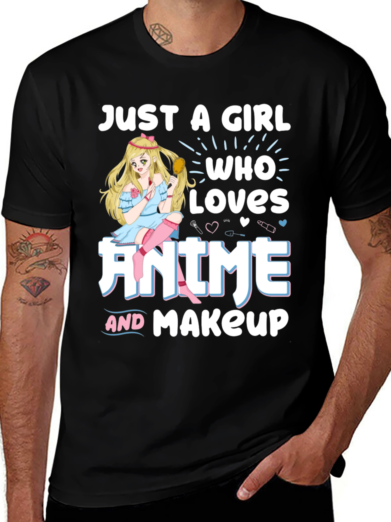 Variant 11 of Anime & Makeup Lover T-Shirt