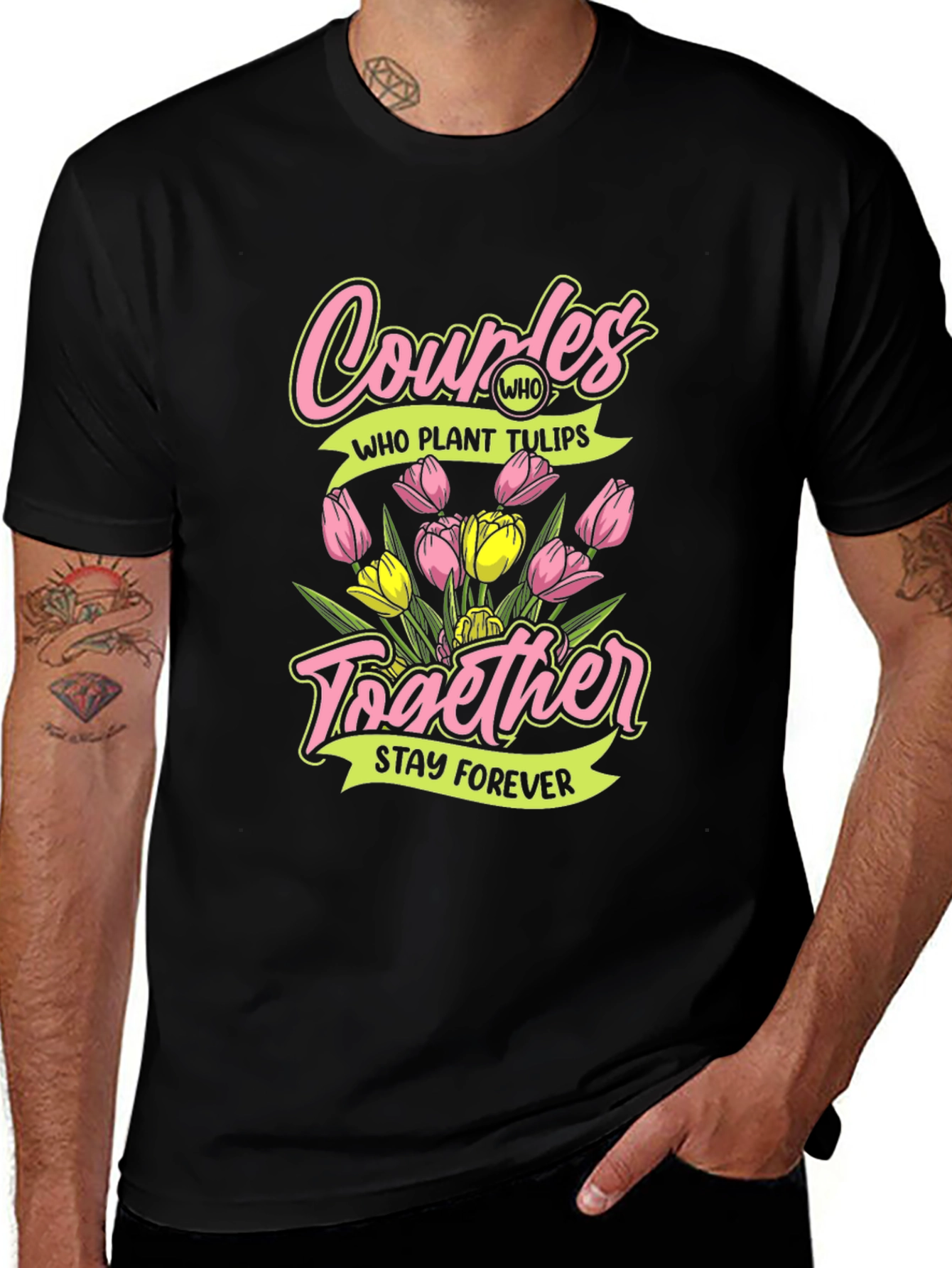 Variant 9 of Couples Who Plant Tulips T-Shirt
