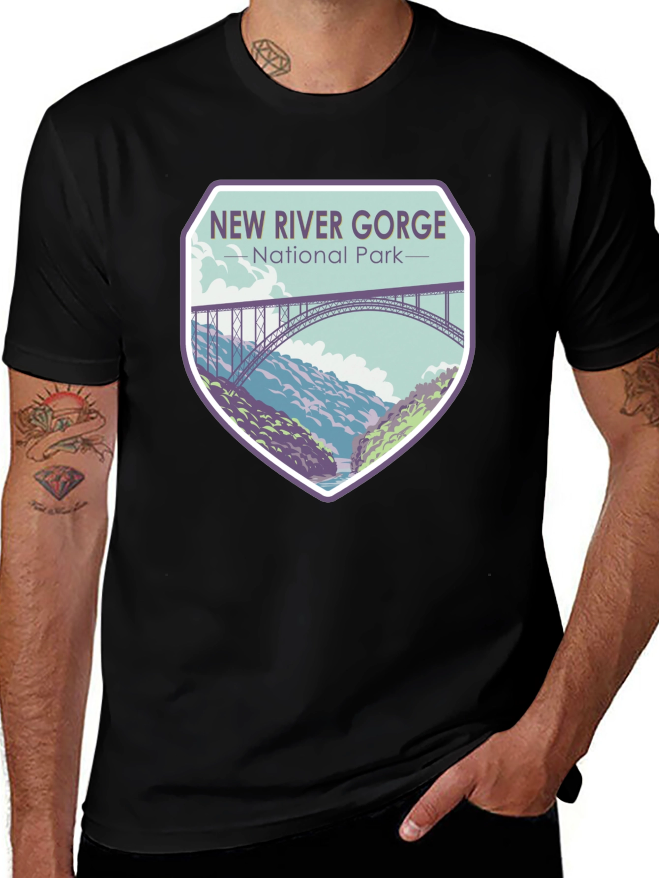 Variant 16 of New River Gorge National Park Graphic Tee