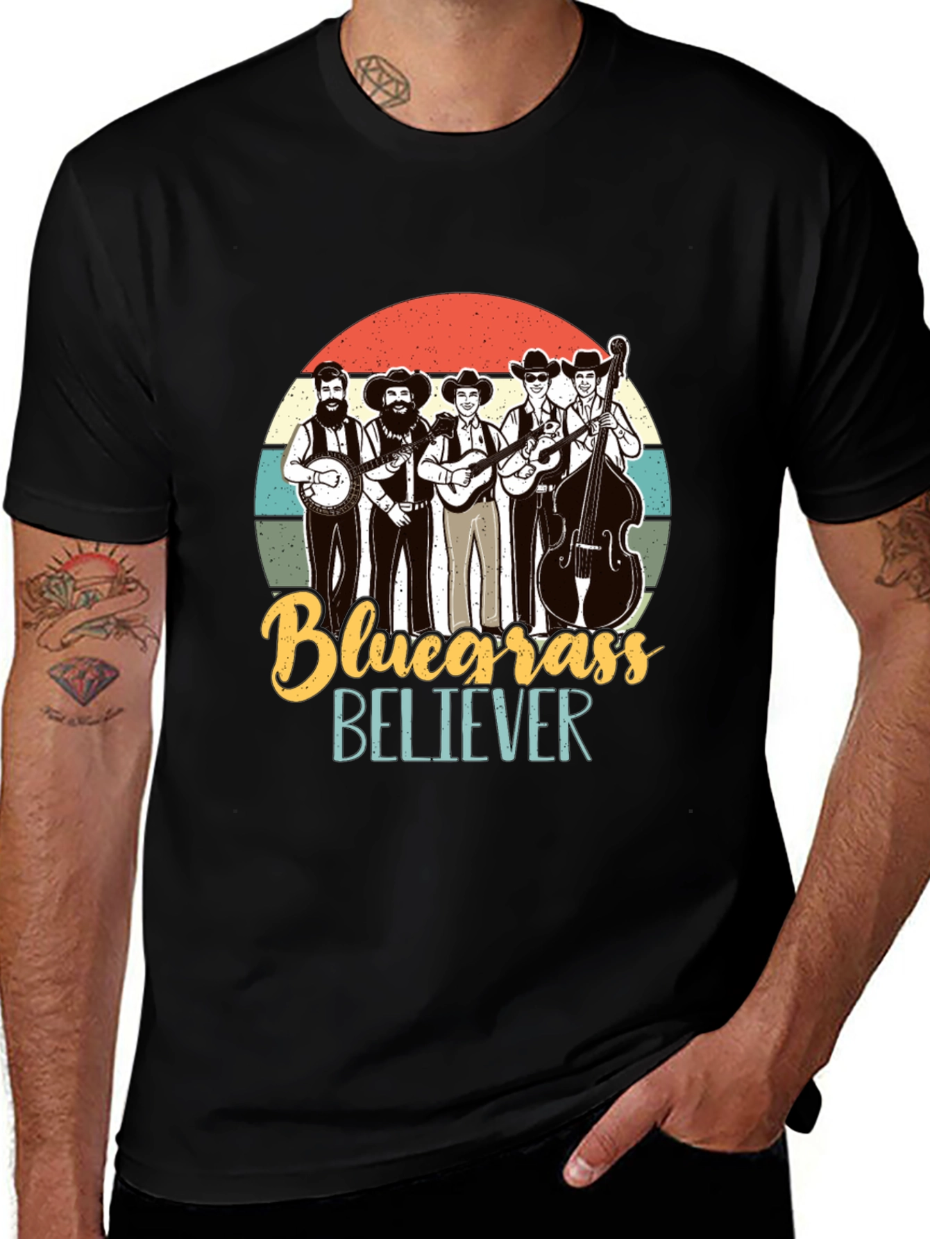 Bluegrass Believer Black T-Shirt