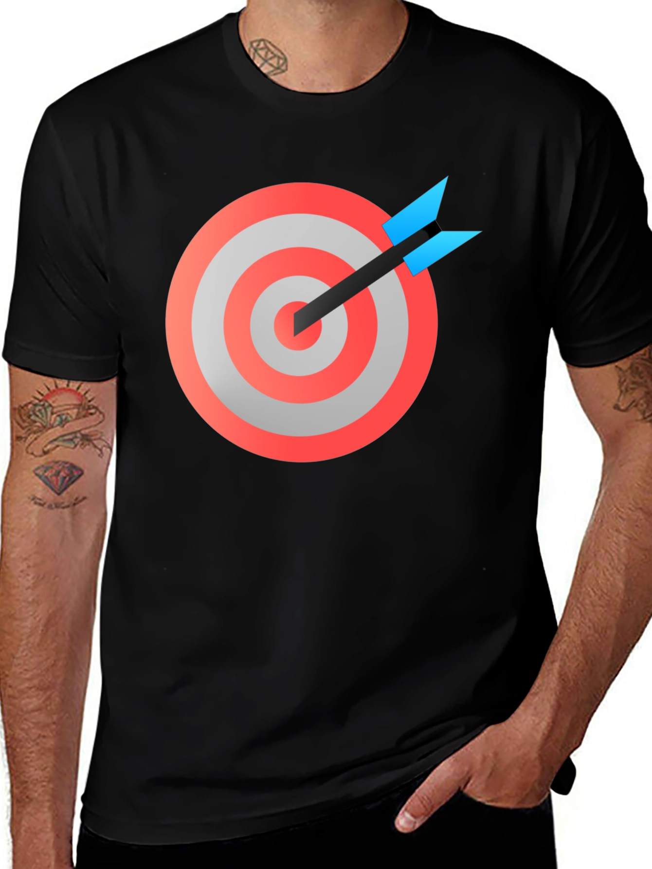 Variant 8 of Target T-Shirt - Aim High, Look Good!