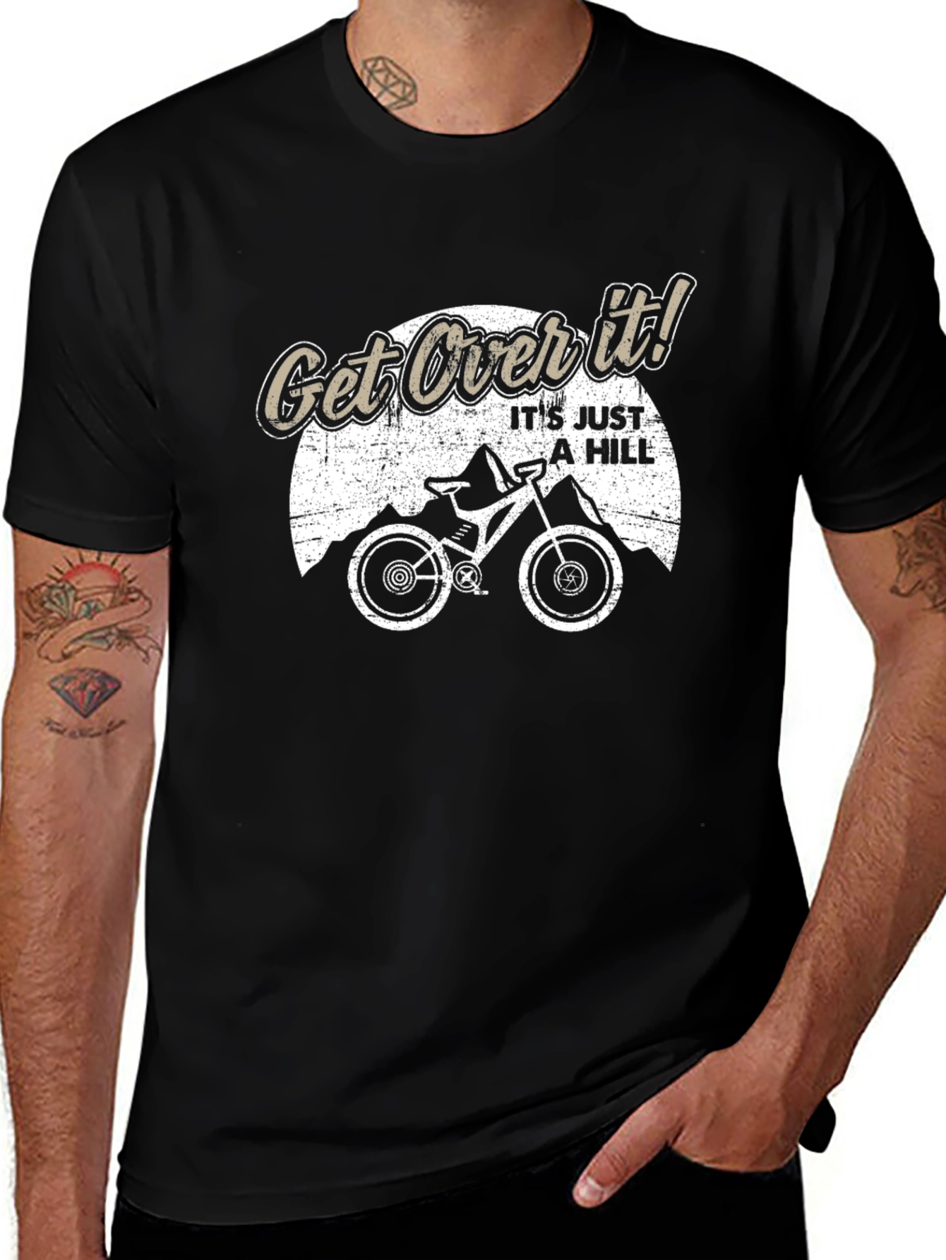 Variant 11 of Get Over It! Mountain Bike T-Shirt