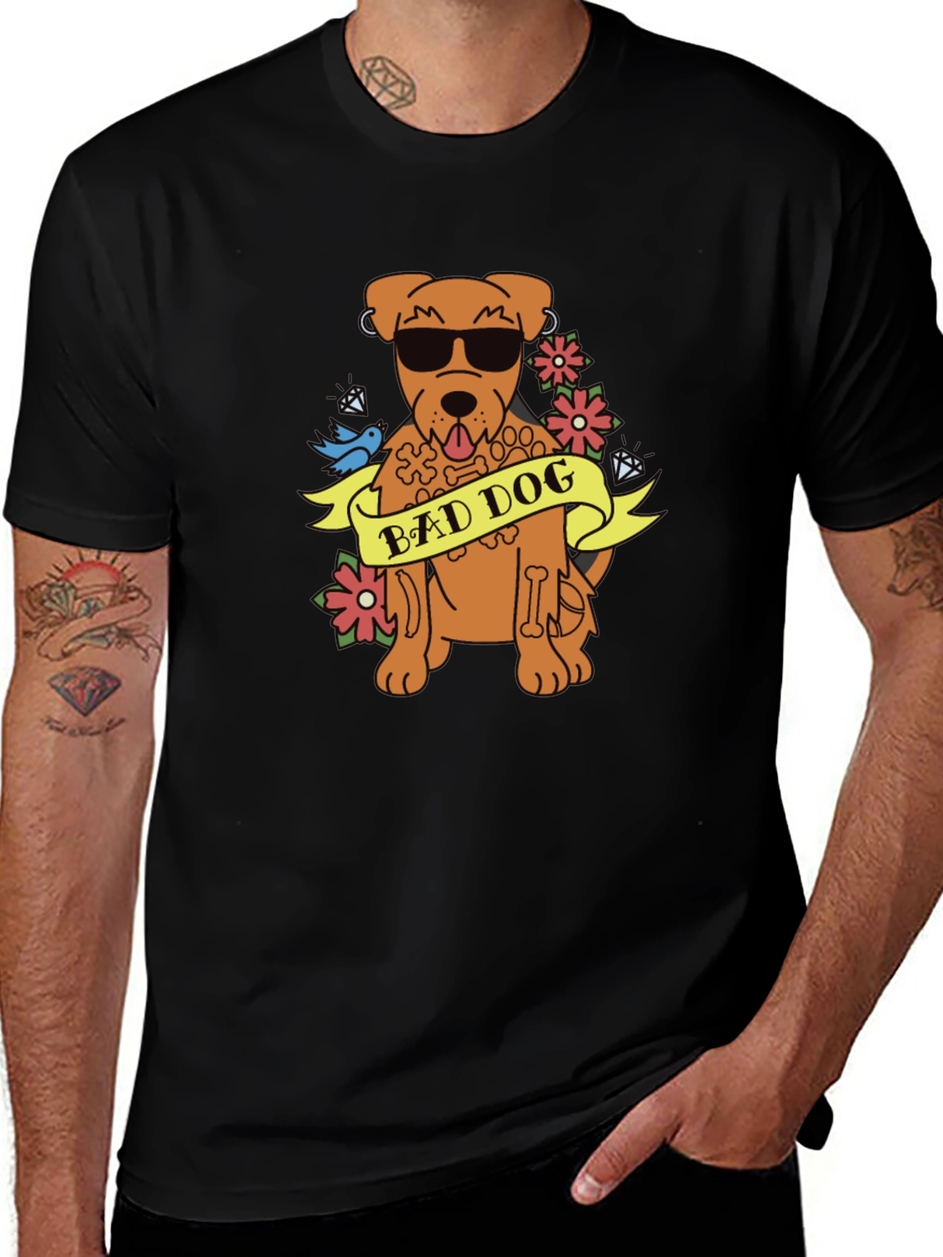 Bad Dog Graphic T-Shirt