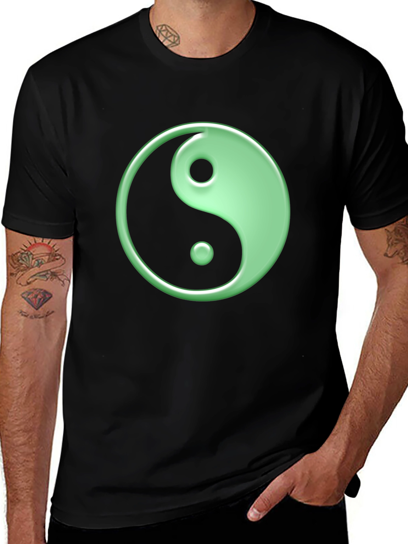 Yin Yang Graphic Tee - Balance & Style