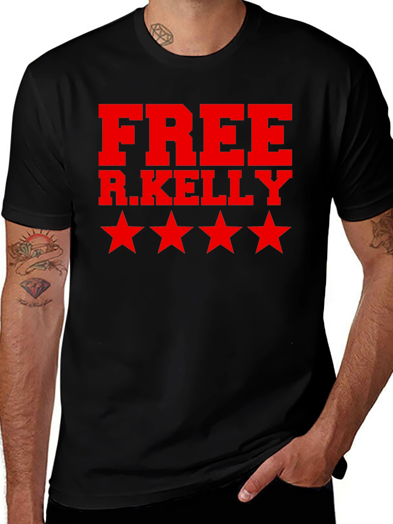 Variant 7 of Free R. Kelly Graphic Tee - Unisex Cotton T-Shirt