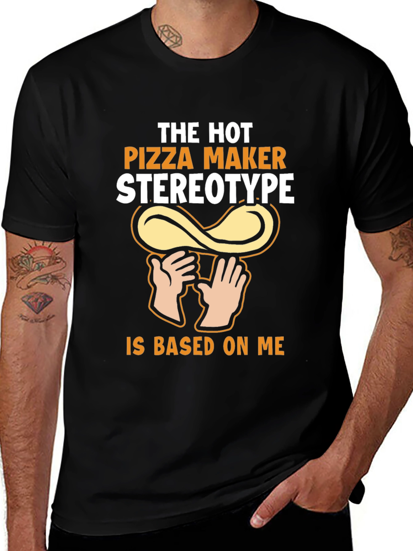 Variant 13 of Hot Pizza Maker Graphic Tee - Funny Pizza Lover Shirt