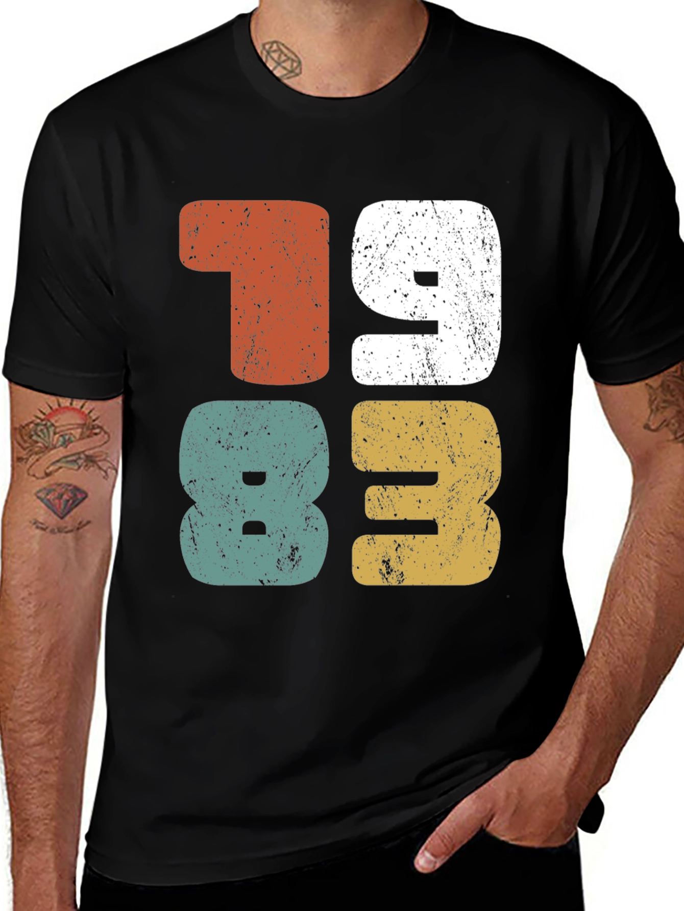 Vintage 1983 T-Shirt Retro Birthday Gift