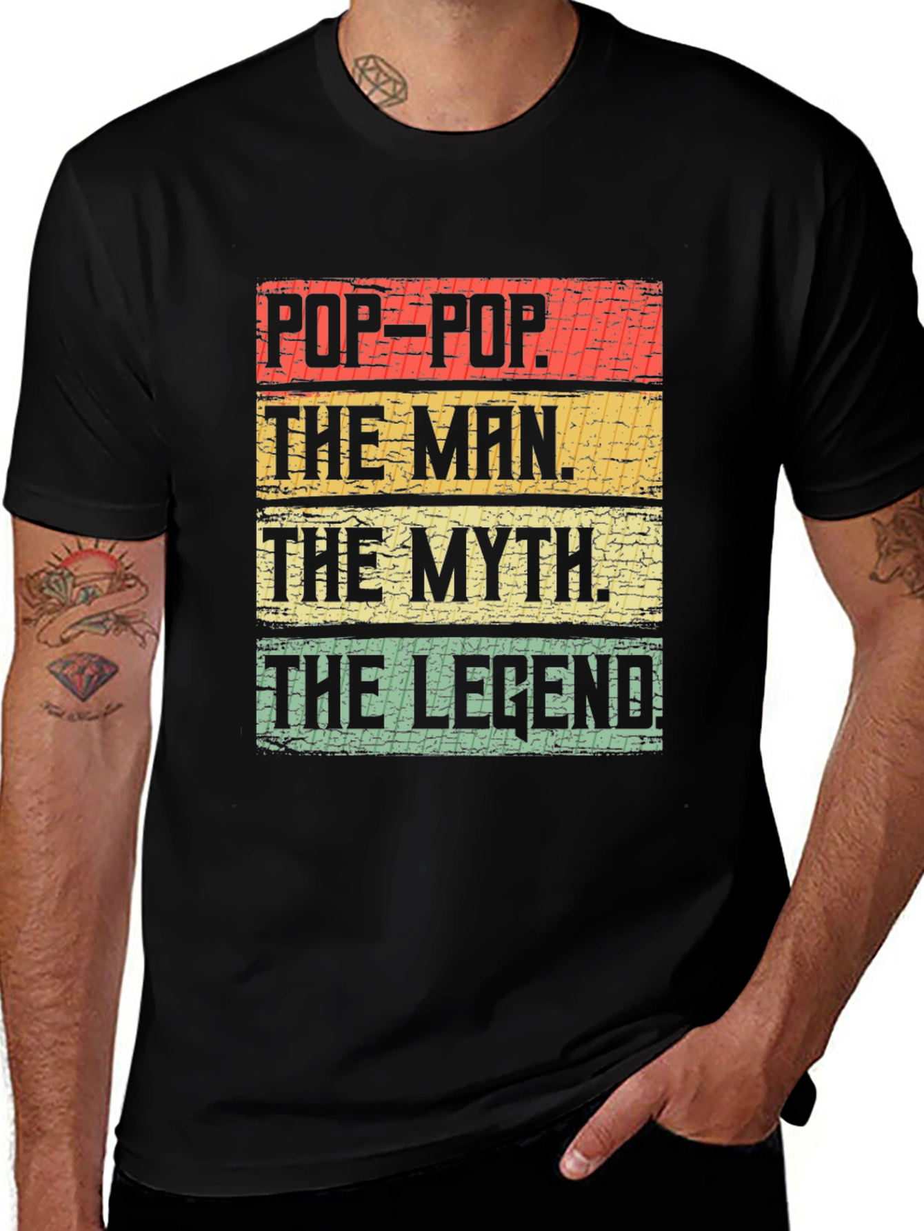 Variant 14 of Pop-Pop The Man The Myth The Legend T-Shirt