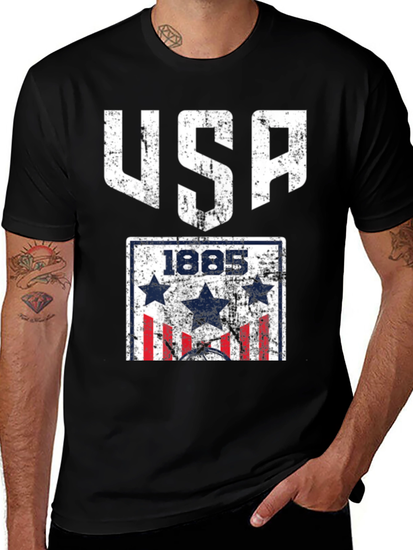 Variant 10 of Vintage USA 1885 Graphic Tee