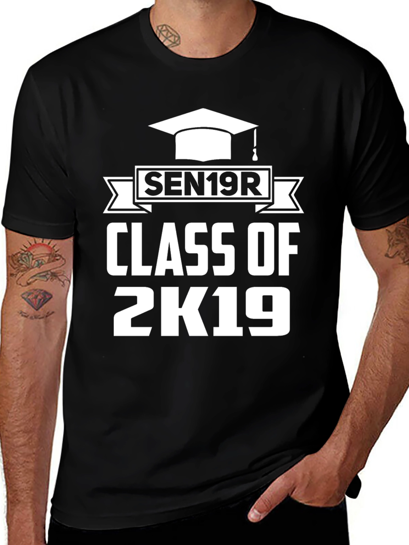 Variant 7 of Senior Class of 2K19 Graduation T-Shirt