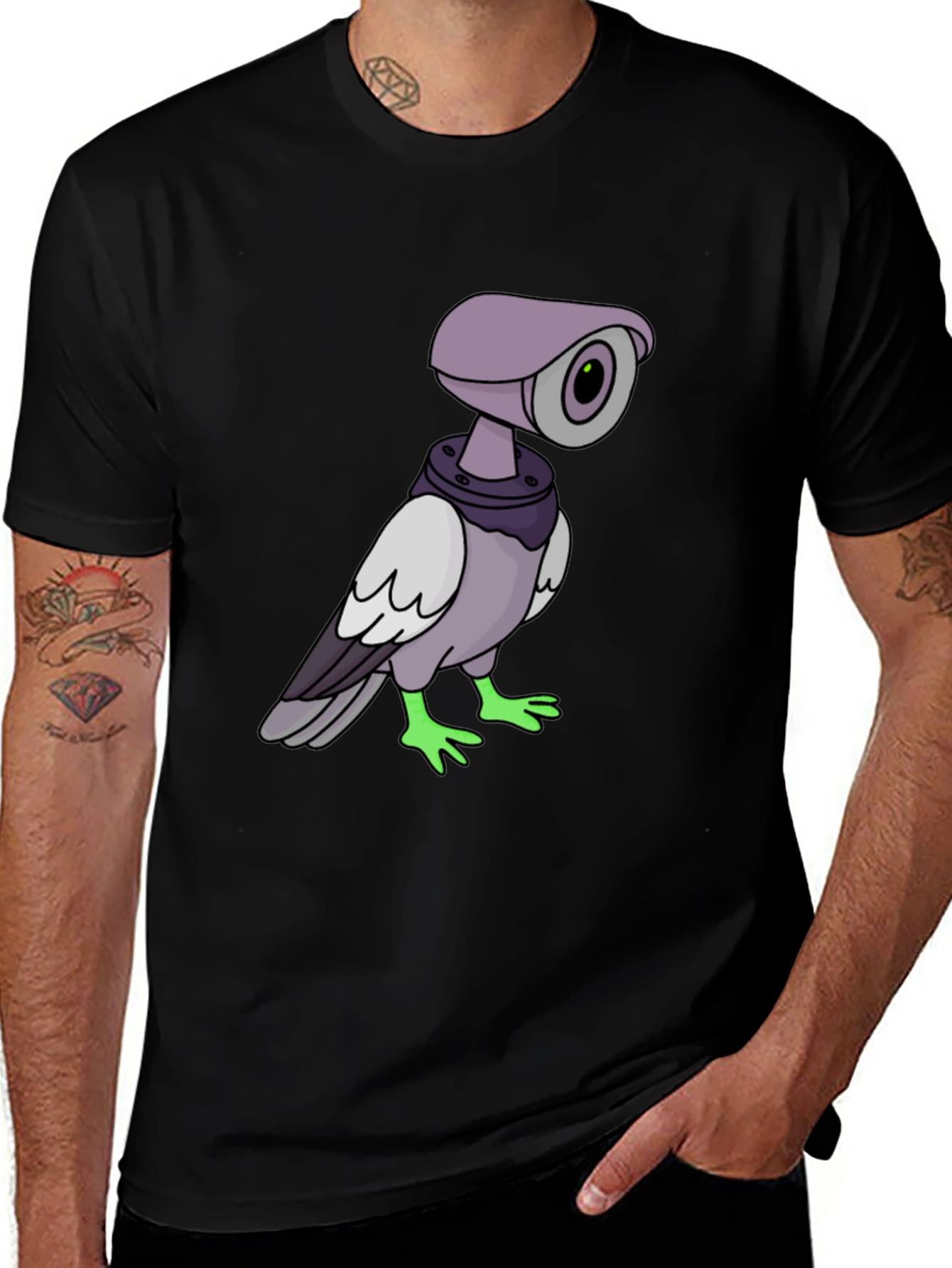Surveillance Bird T-Shirt - Funny Conspiracy Design