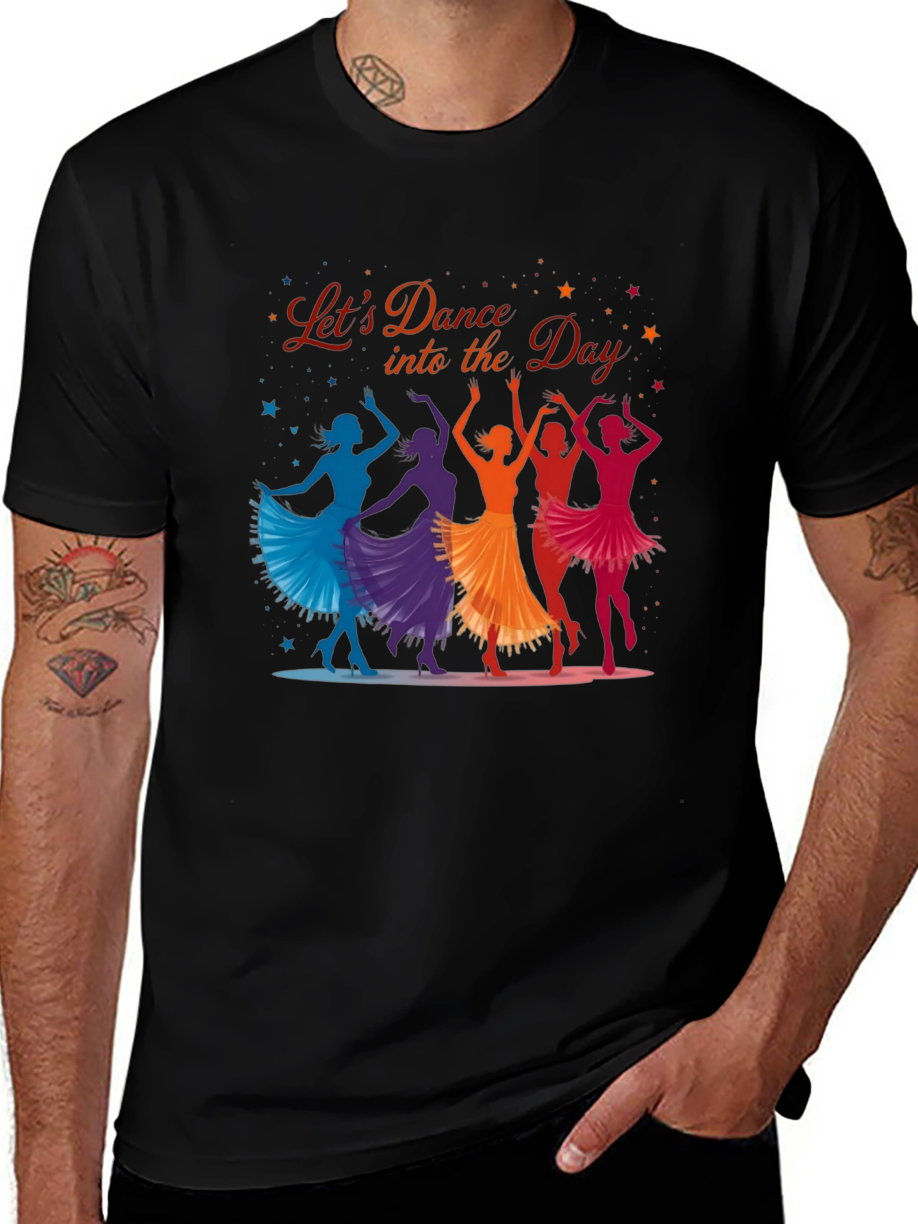 Variant 11 of Let's Dance Into the Day Graphic T-Shirt