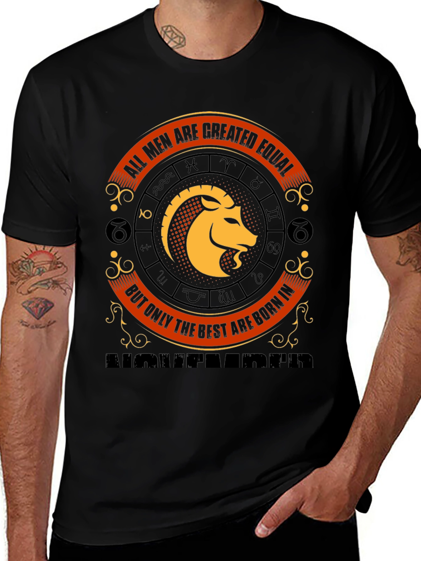 Variant 27 of Men's Zodiac November T-Shirt