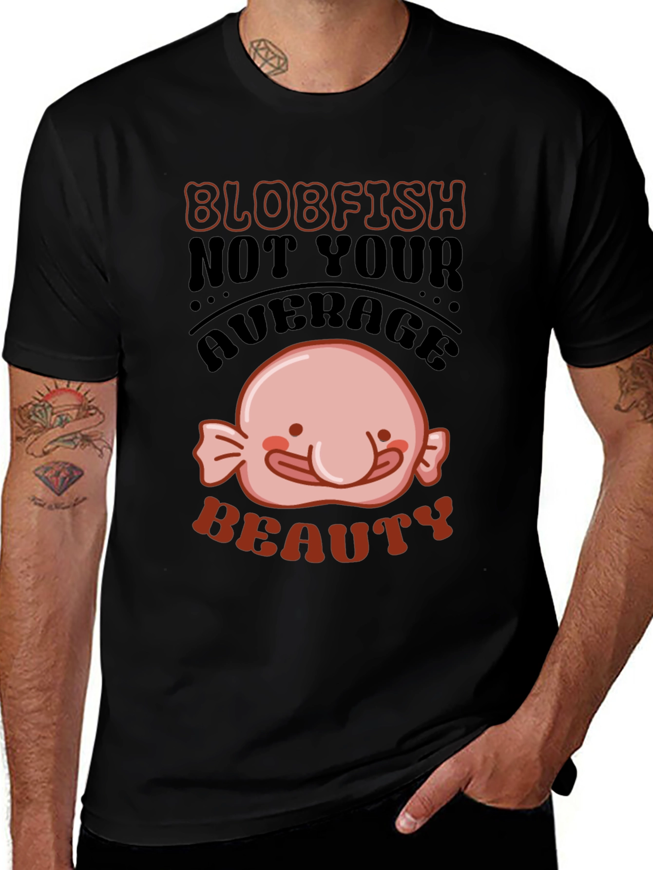 Blobfish 'Not Your Average Beauty' Graphic Tee