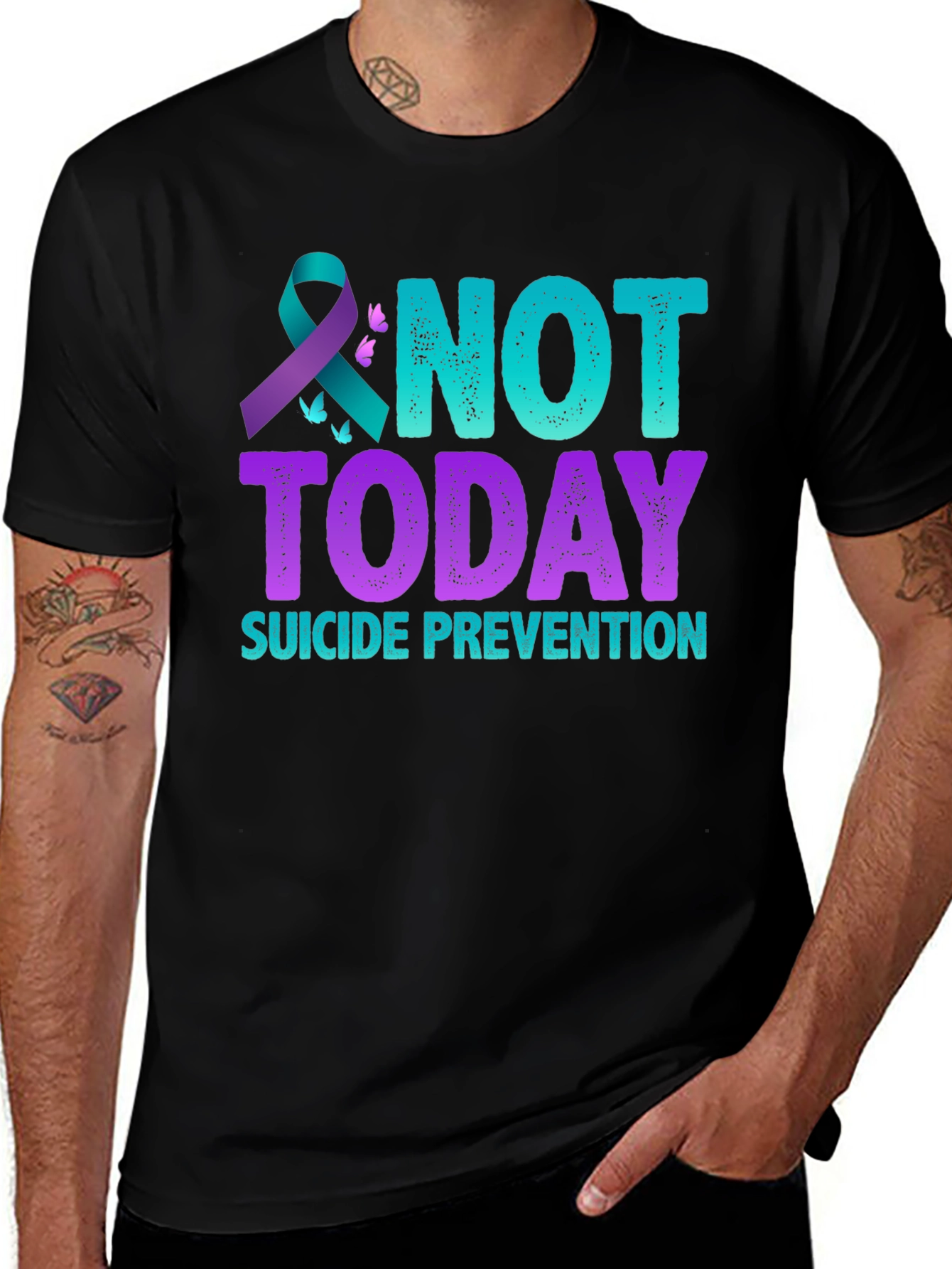 Variant 9 of Suicide Prevention Awareness Graphic Tee