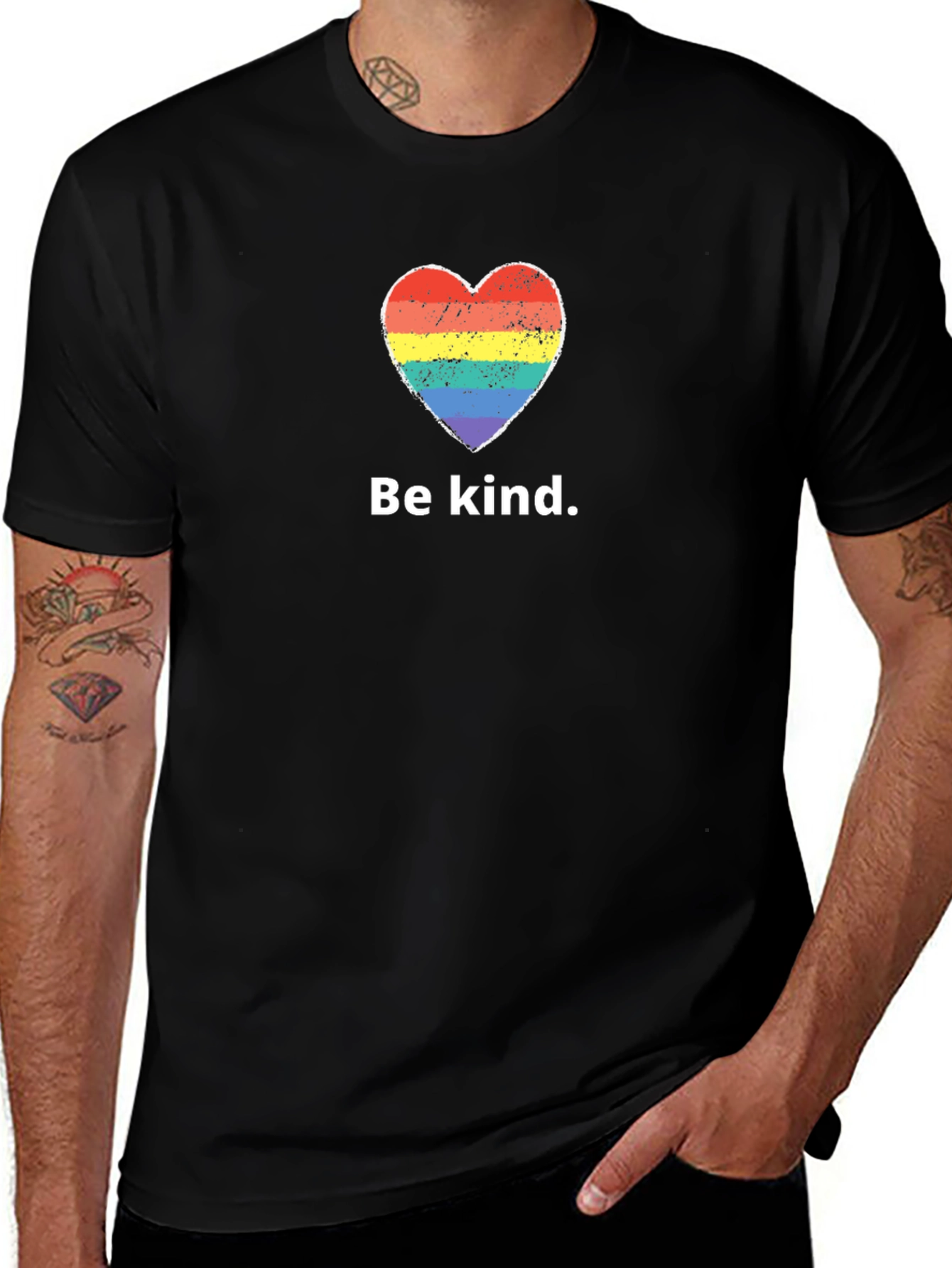 Variant 26 of Be Kind Pride Heart T-Shirt