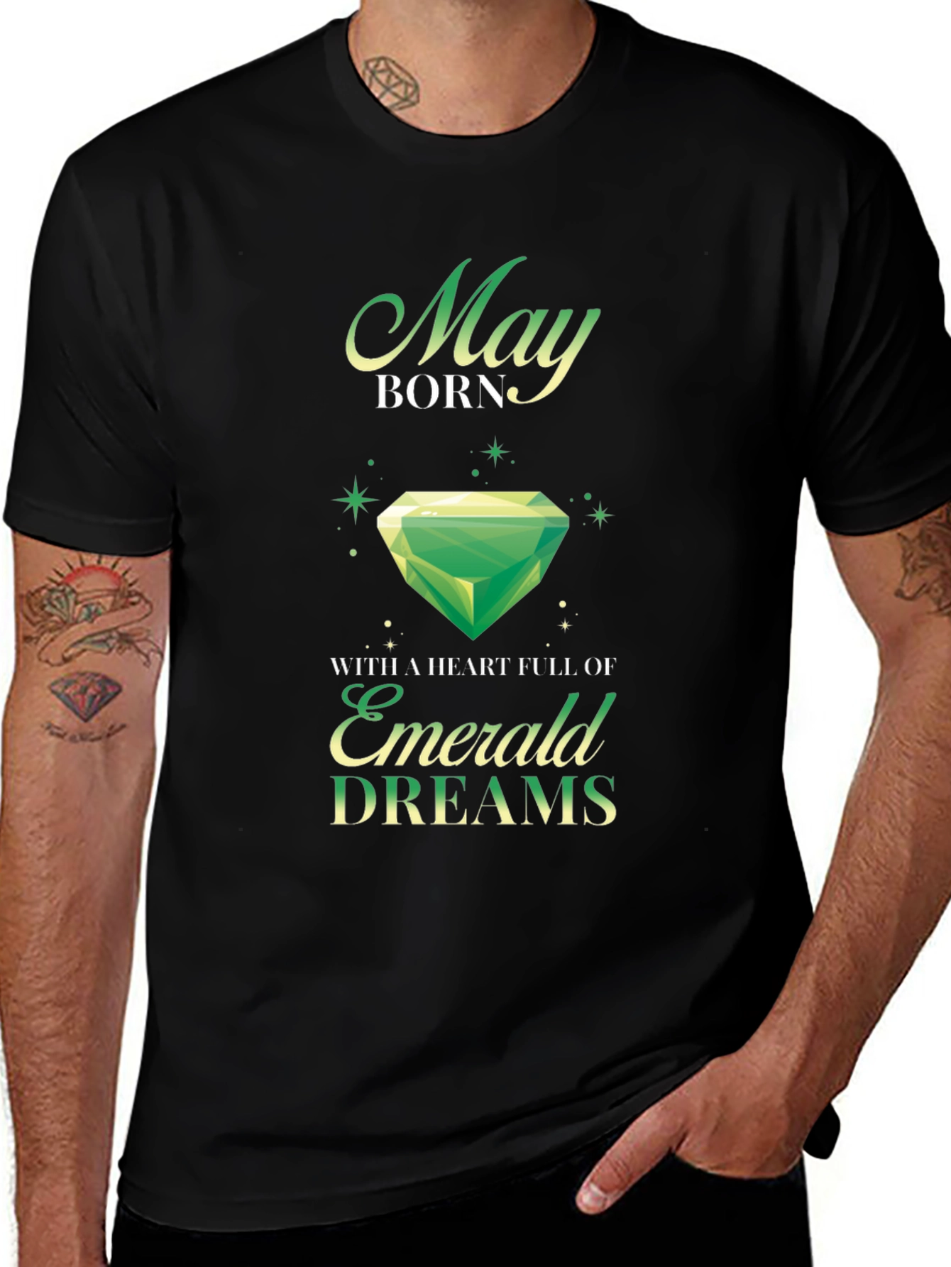 Variant 24 of May Born Emerald Dreams Graphic T-Shirt
