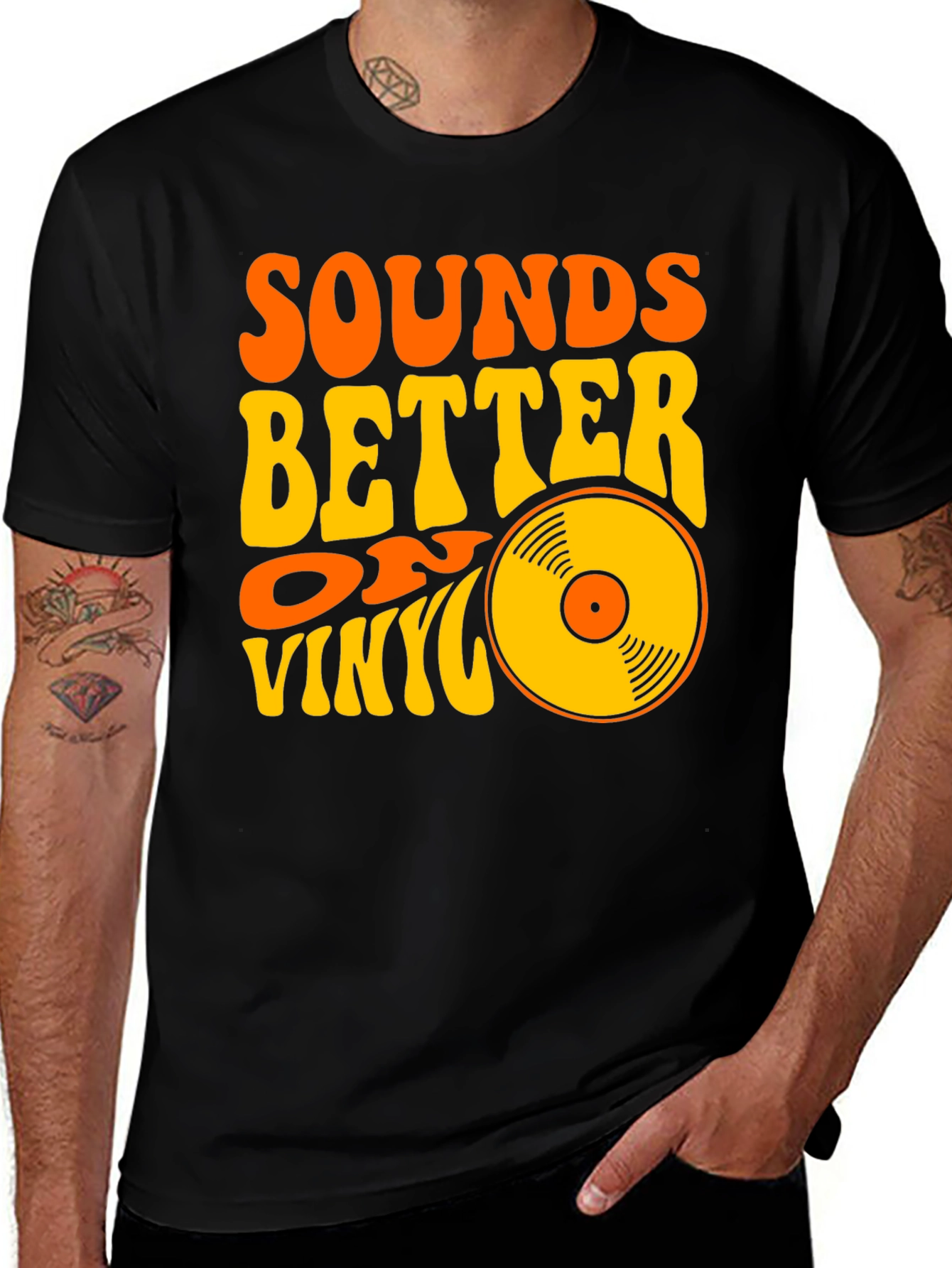 Variant 22 of Sounds Better on Vinyl Graphic T-Shirt