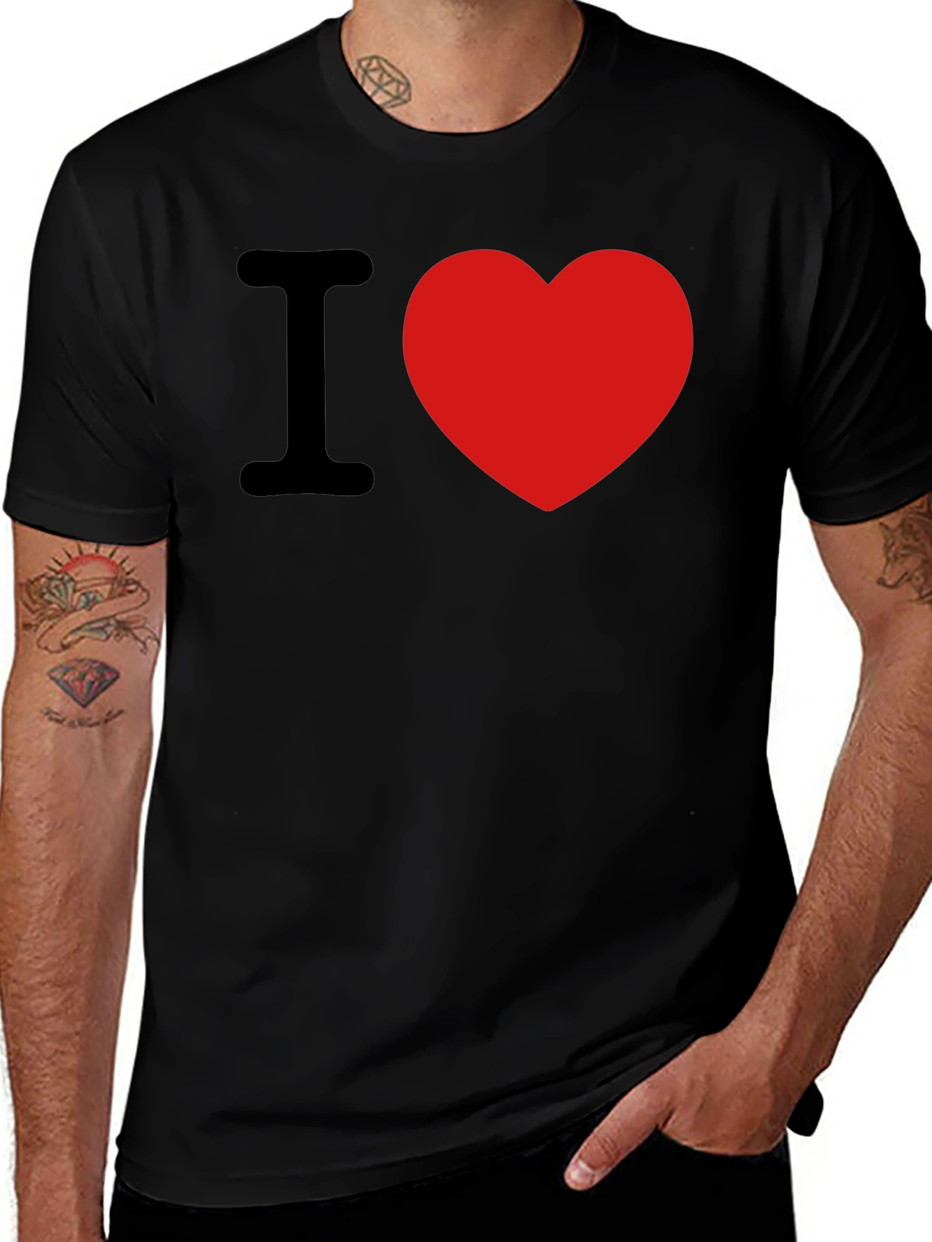 Variant 25 of I Heart T-Shirt - Classic Black Tee
