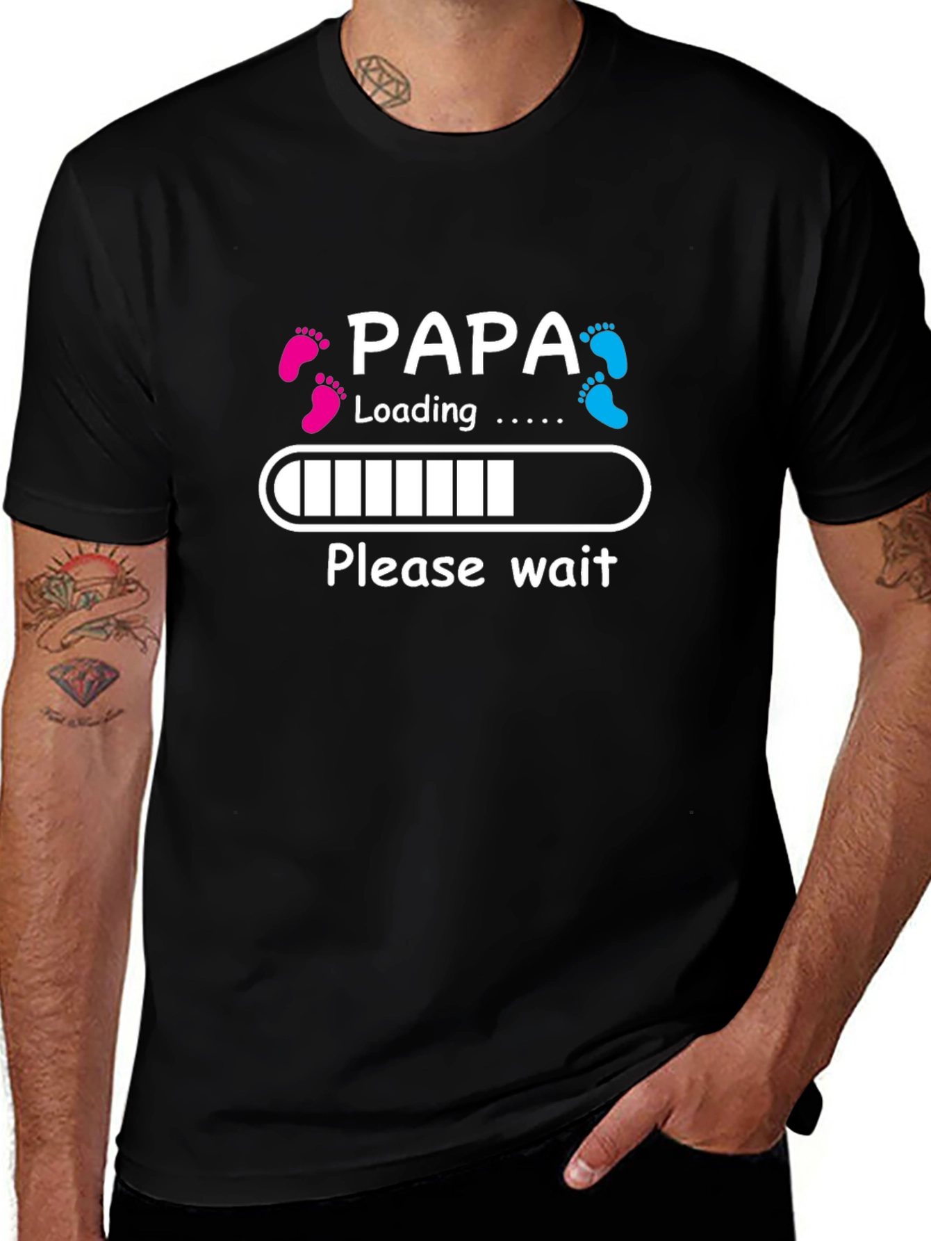 Papa Loading T-Shirt - Dad To Be