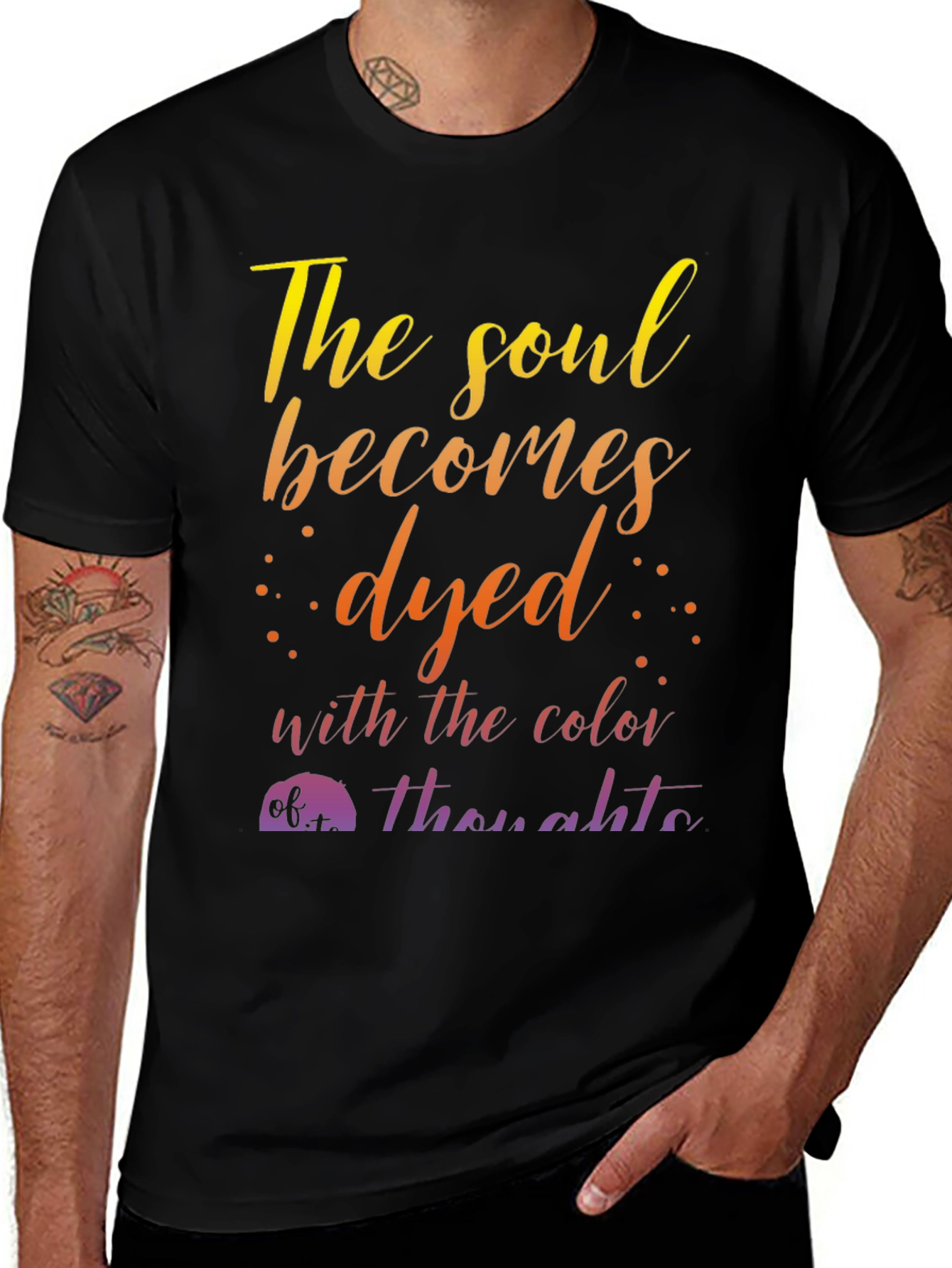 Variant 23 of Soul Becomes Dyed Graphic T-Shirt