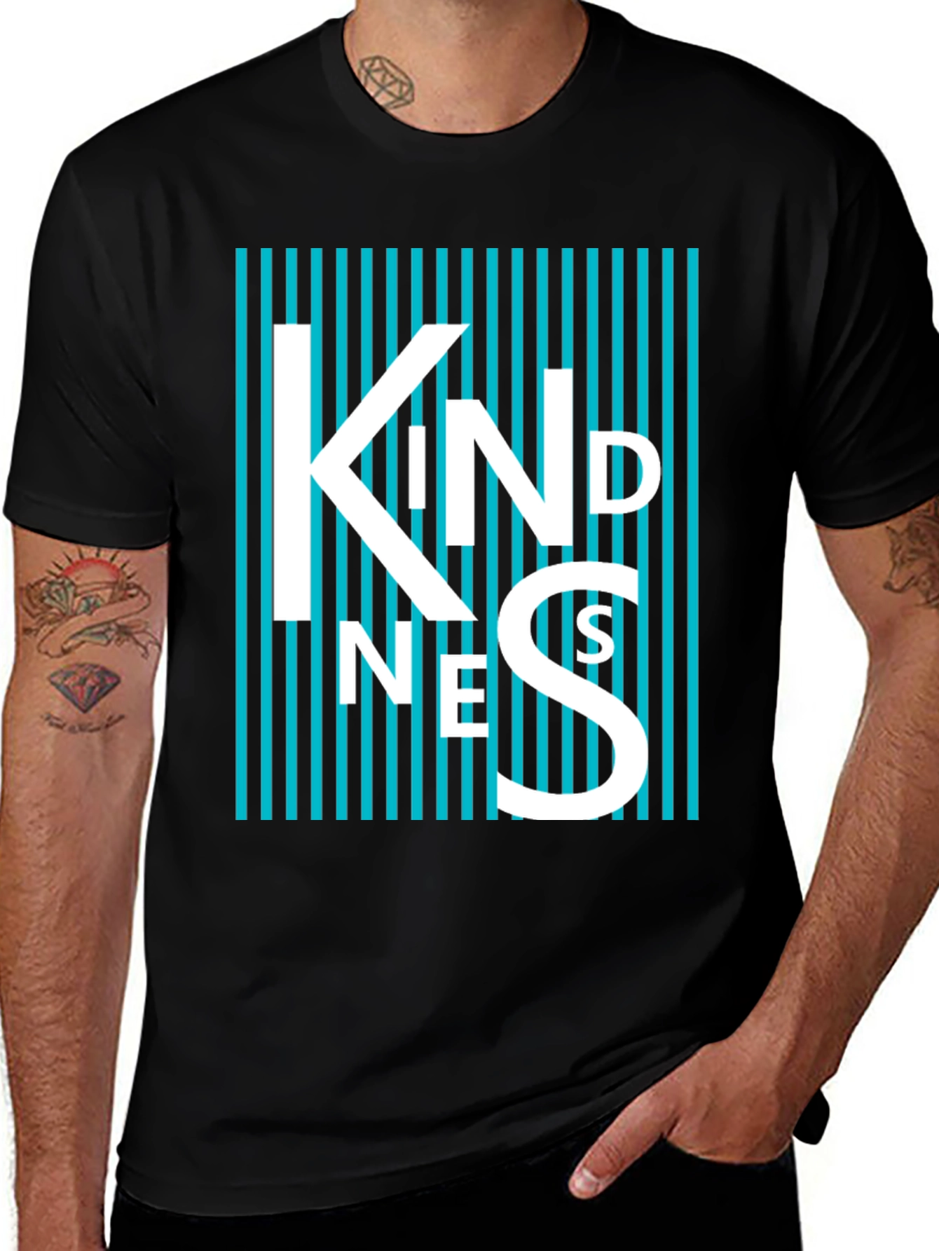 Kindness Graphic Tee - Black T-Shirt