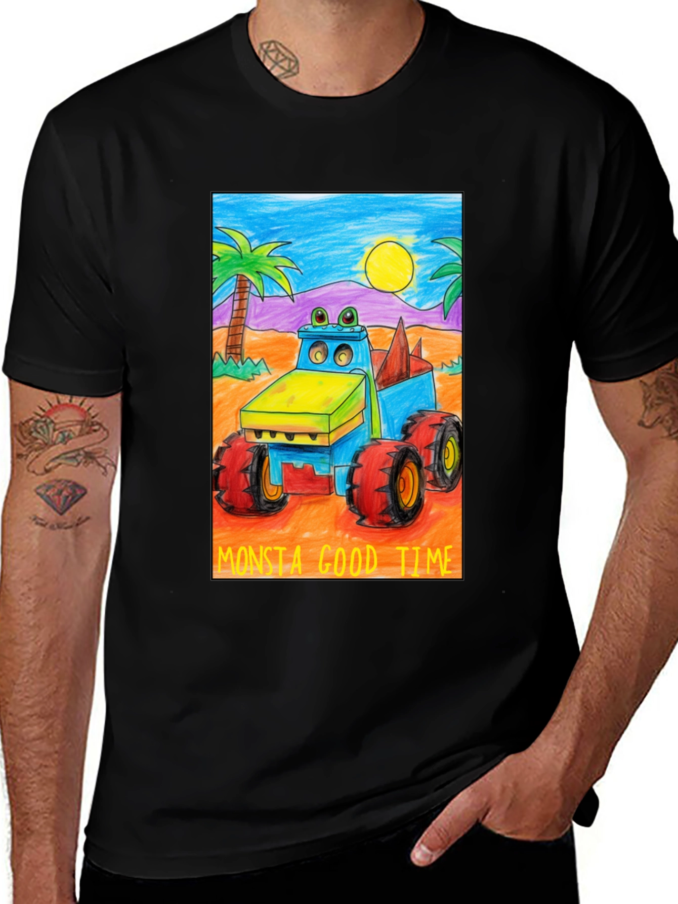 Variant 11 of Monster Truck 'Good Time' Graphic T-Shirt
