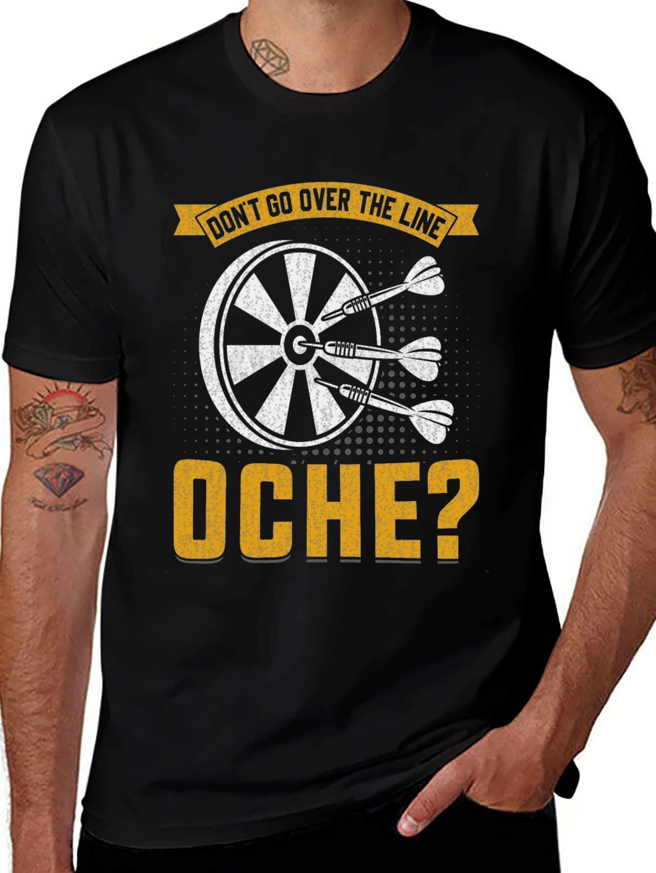 Variant 20 of Oche? Dartboard Graphic T-Shirt