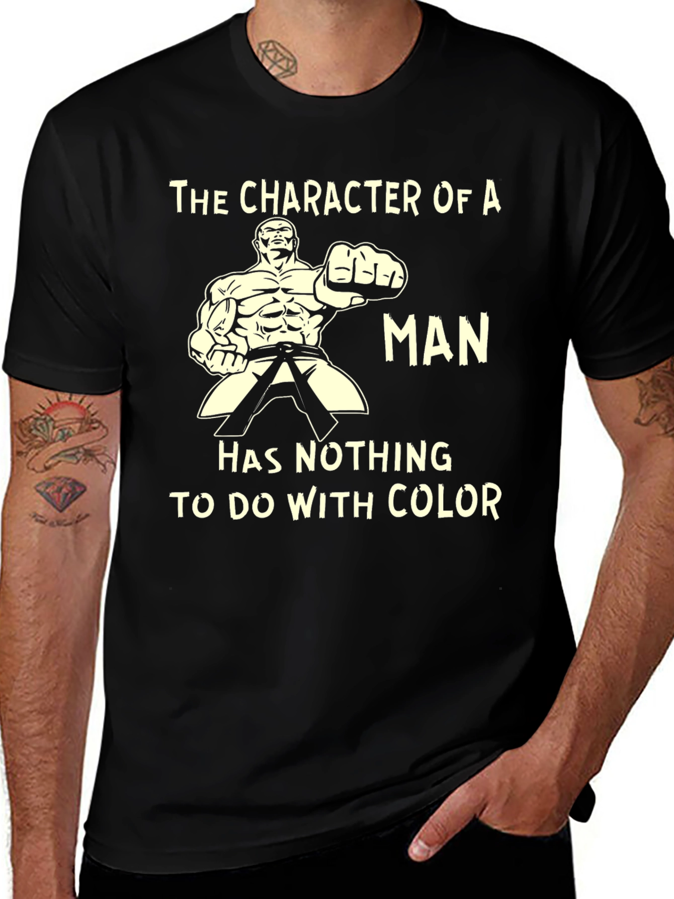 Variant 7 of Character of a Man Graphic Tee