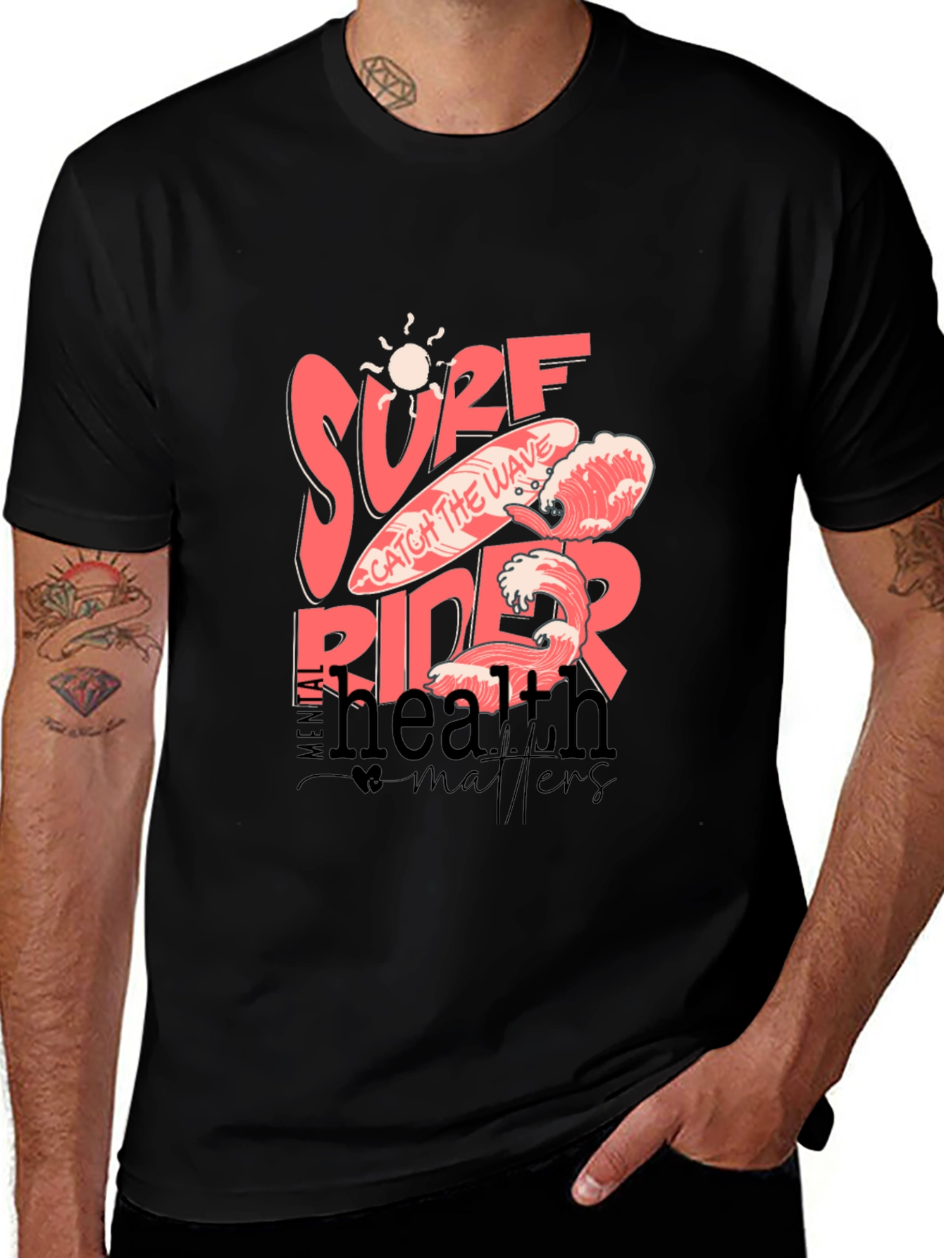 Variant 27 of Surf Rider Mental Health T-Shirt