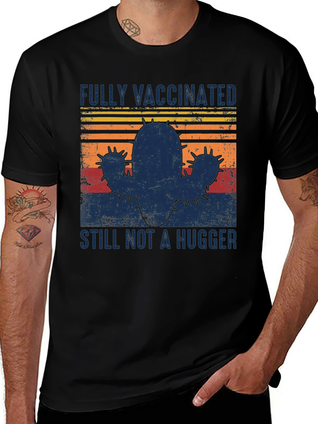 Fully Vaccinated Still Not a Hugger T-Shirt
