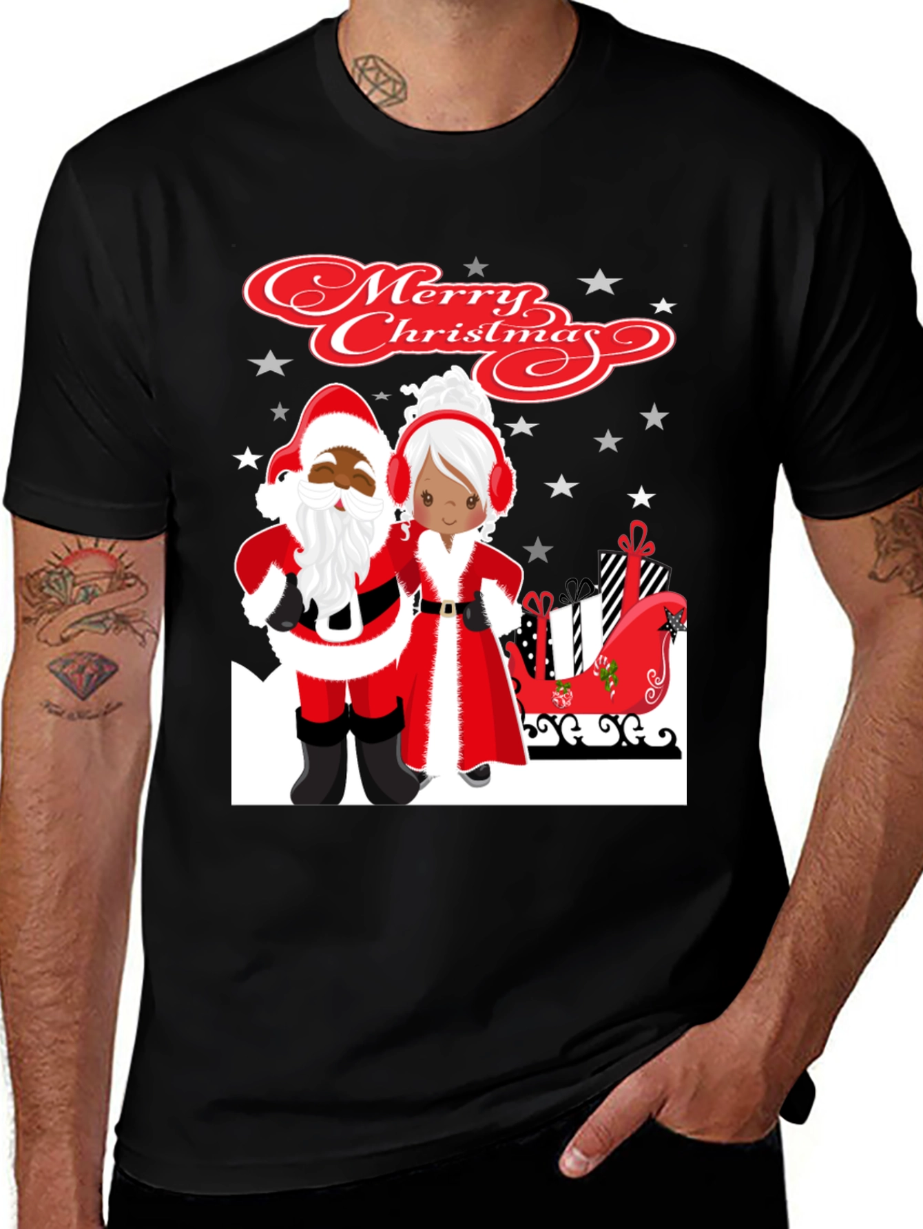 Merry Christmas Santa & Mrs. Claus T-Shirt