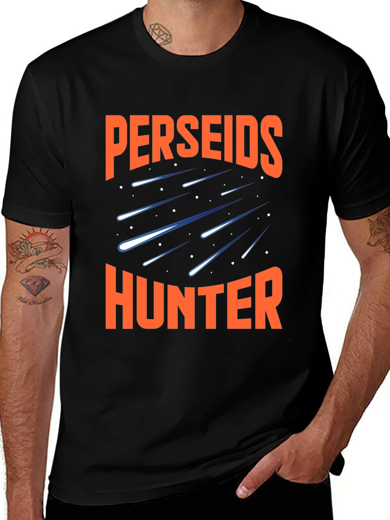 Variant 19 of Perseids Hunter Black T-Shirt